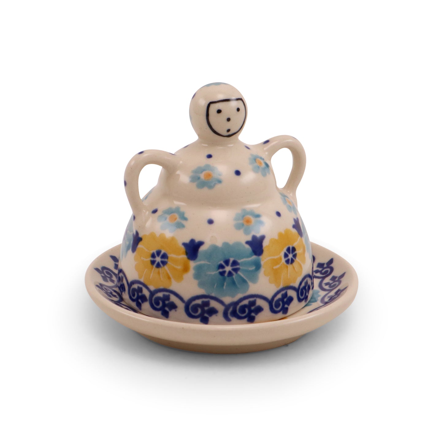 4"x3" Mini Cheese Lady Pattern: Cupcake Time
