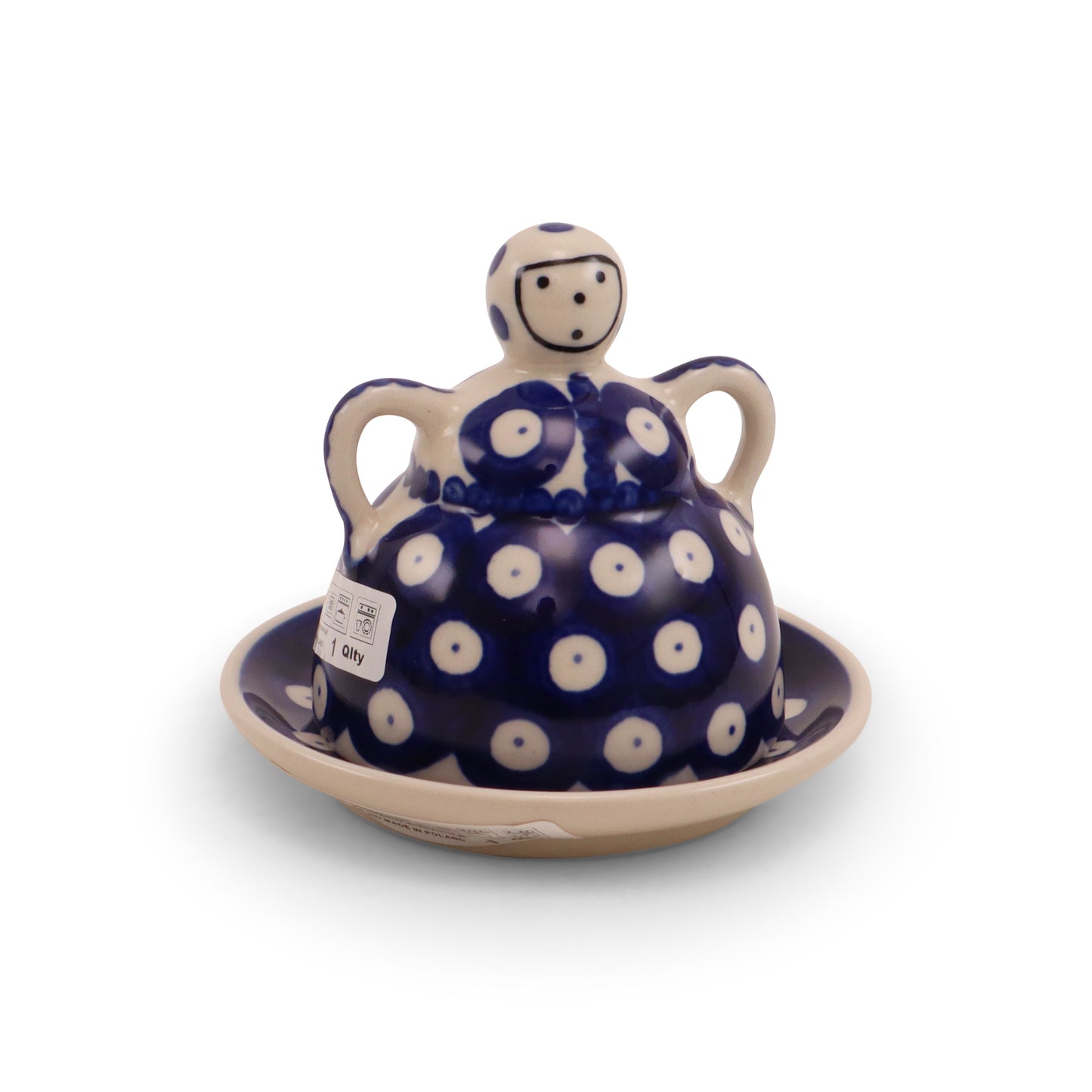 4"x3" Mini Cheese Lady Pattern: Owl Eye