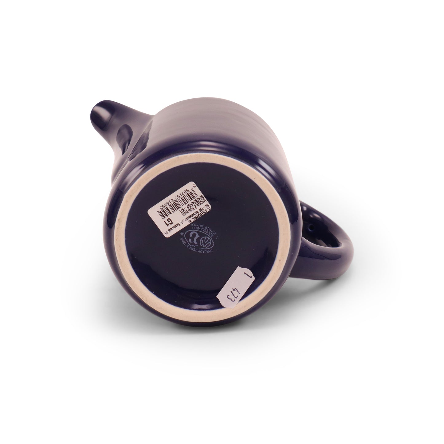 1.25L Coffee Pot. Pattern: Cobalt