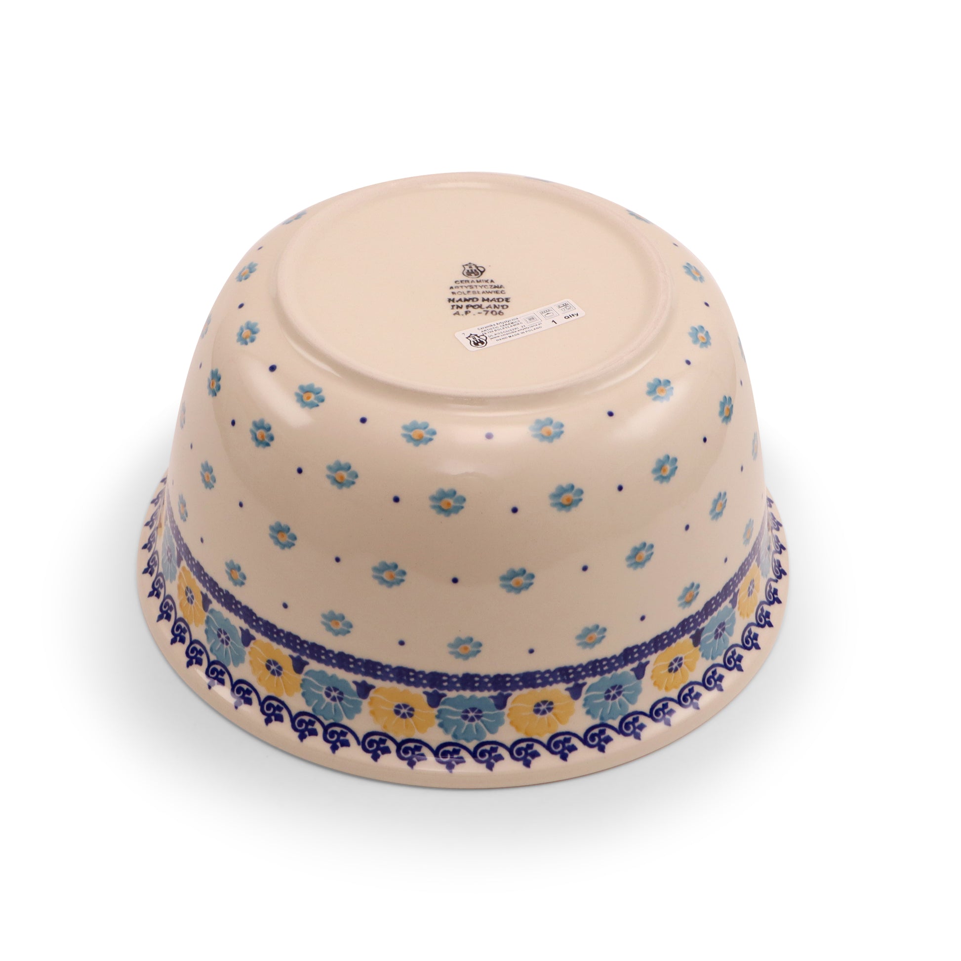 10.5"x5.5" Round Bowl Pattern: Cupcake Time