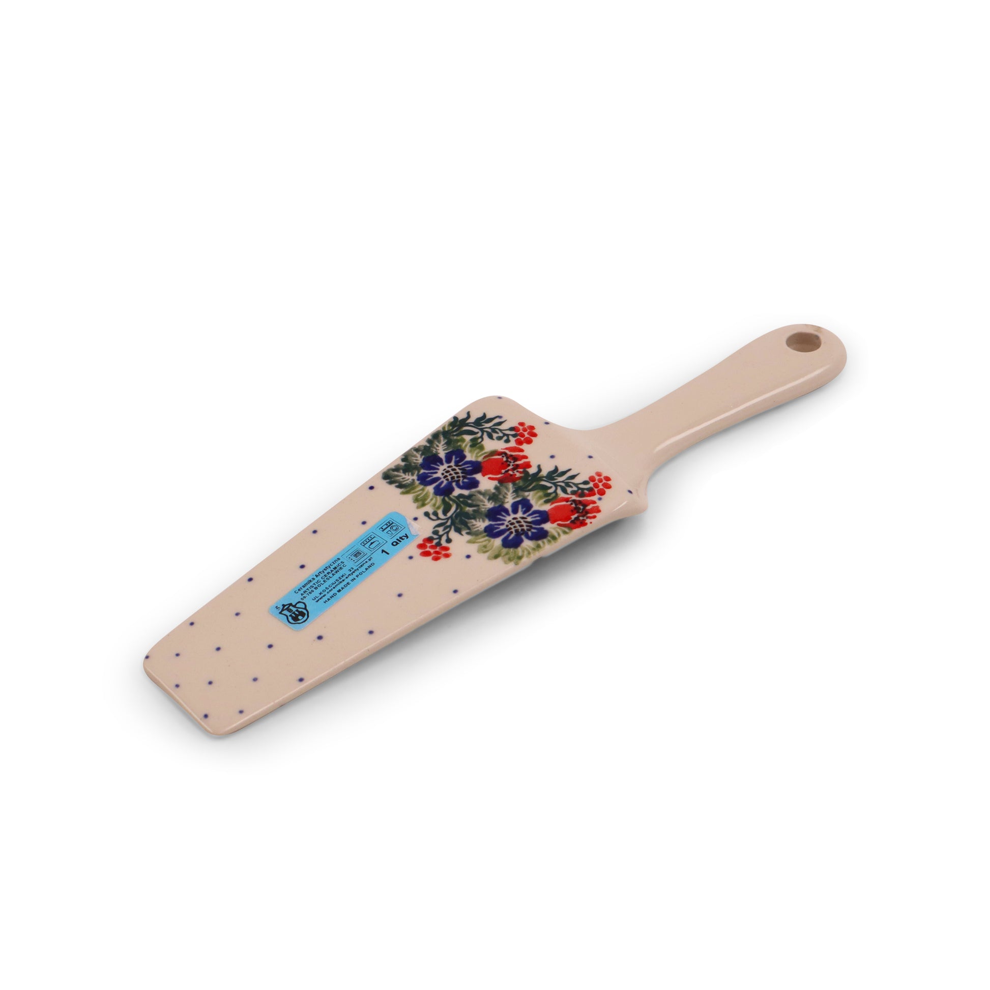 10"x3" Cake Server. Pattern: Around the Clock