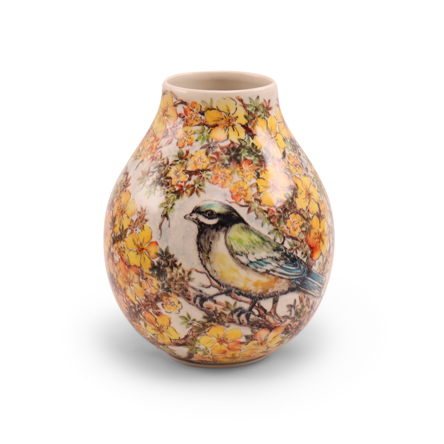 10"x8" Vase LE. Pattern: All About Gold