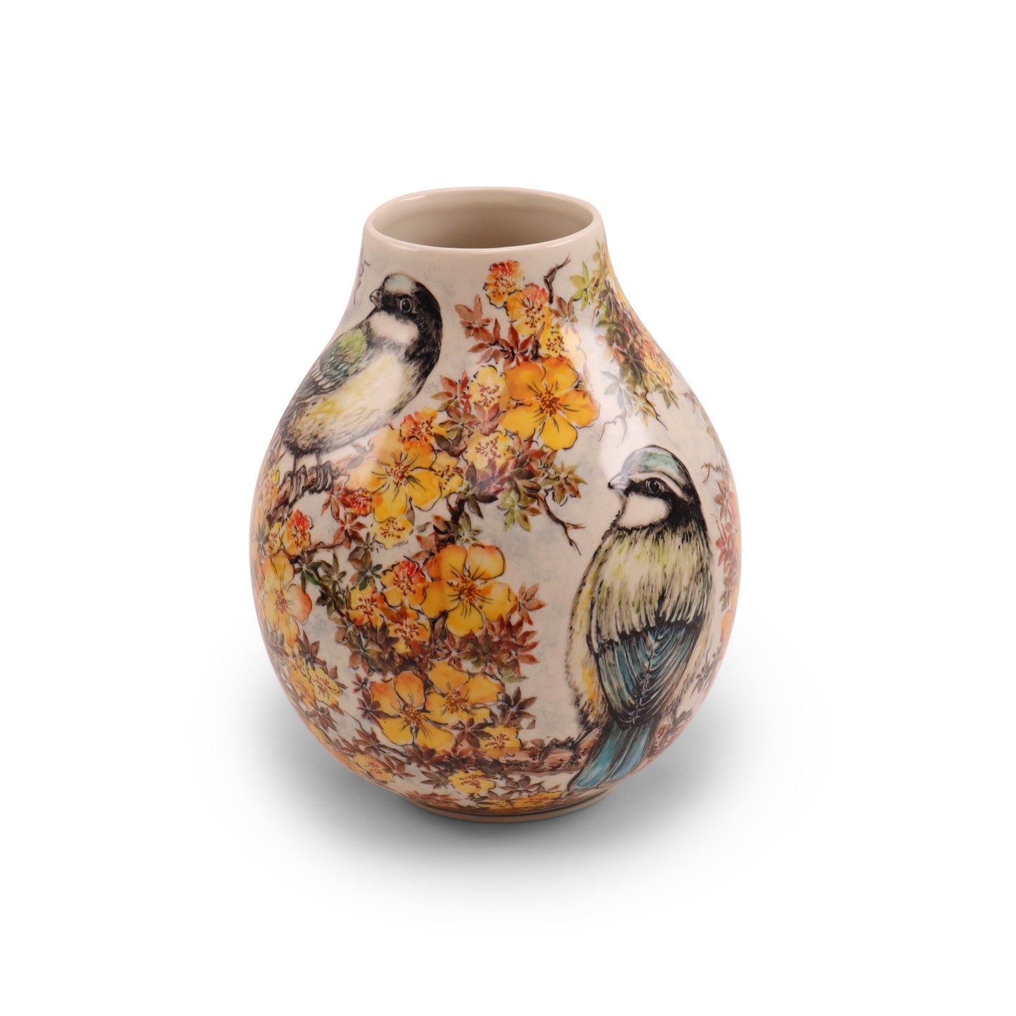 10"x8" Vase LE. Pattern: All About Gold
