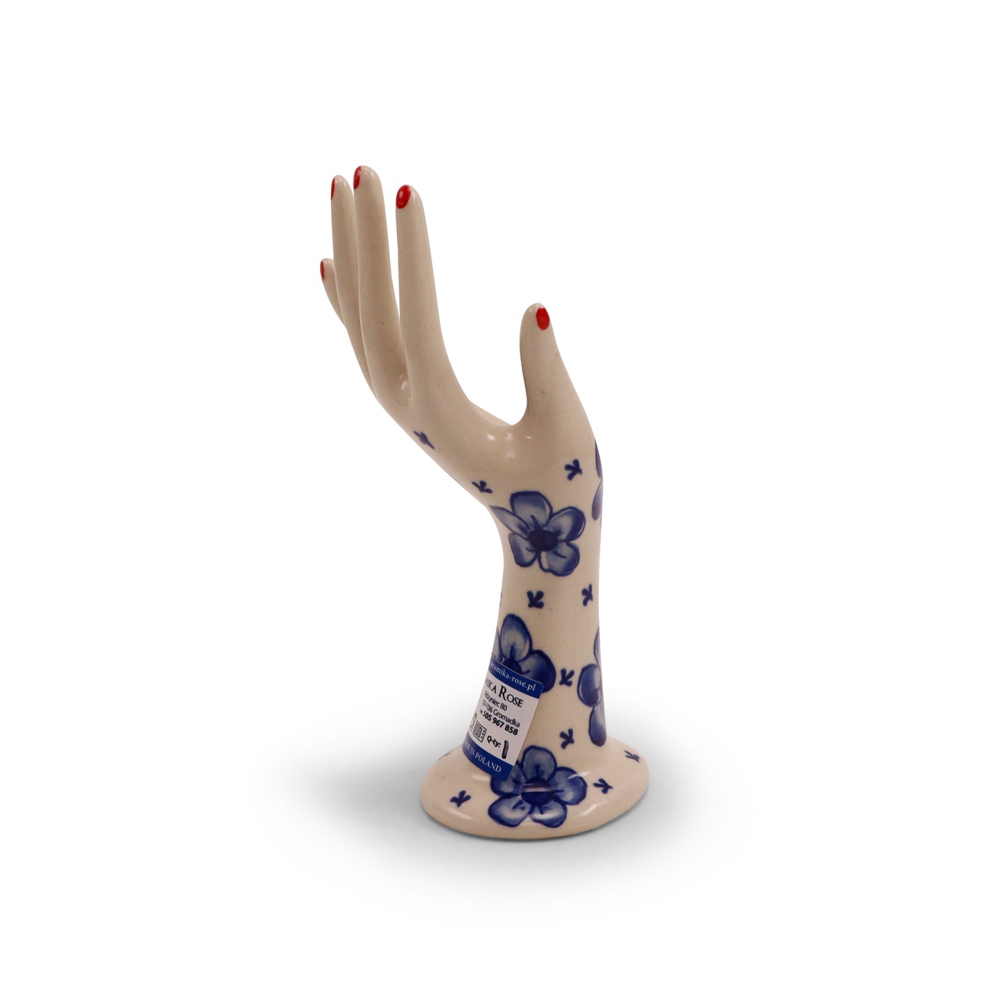 7"x3" Jewelry Hand Stand. Pattern: Night Sky