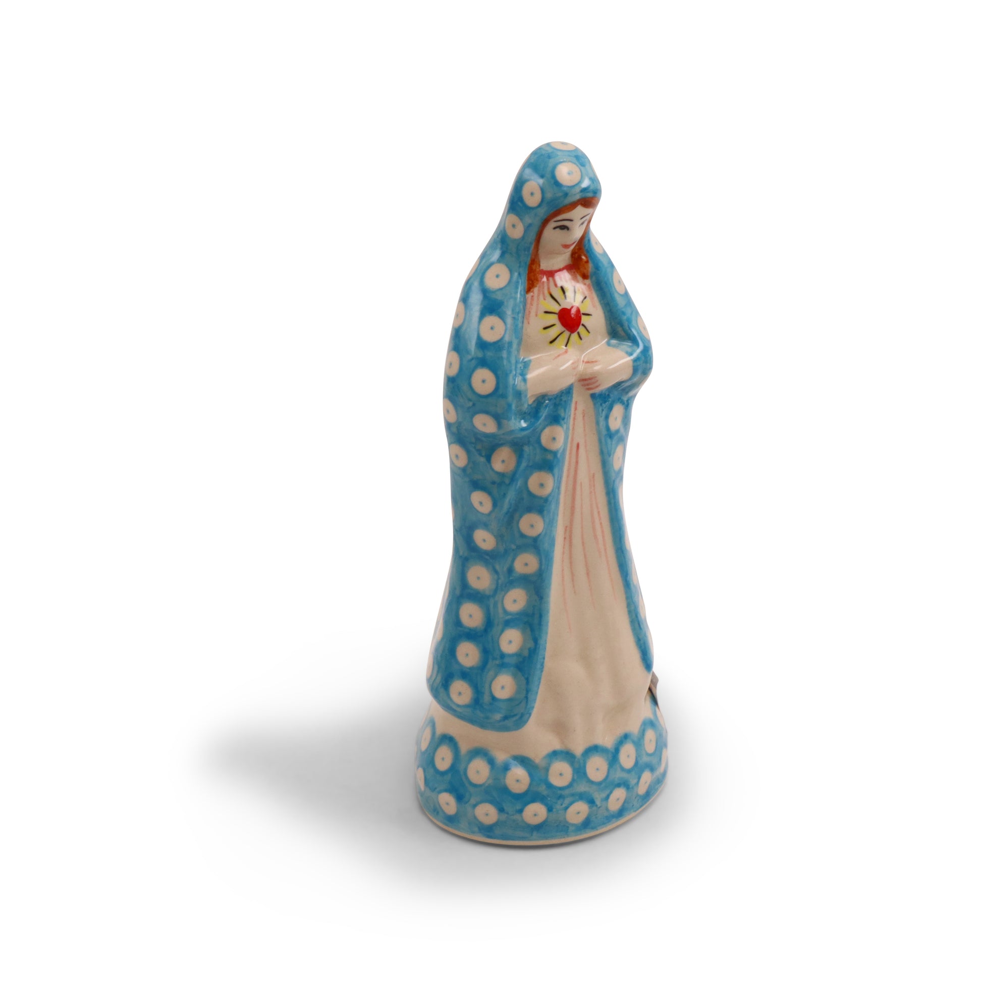 10"x4.5" St. Mary Figurine. Pattern: Lapis
