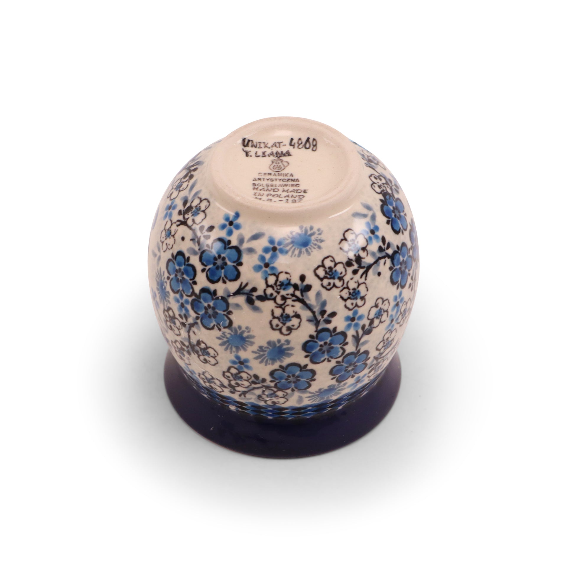 12oz Belly Mug. Pattern: Foxy Flair