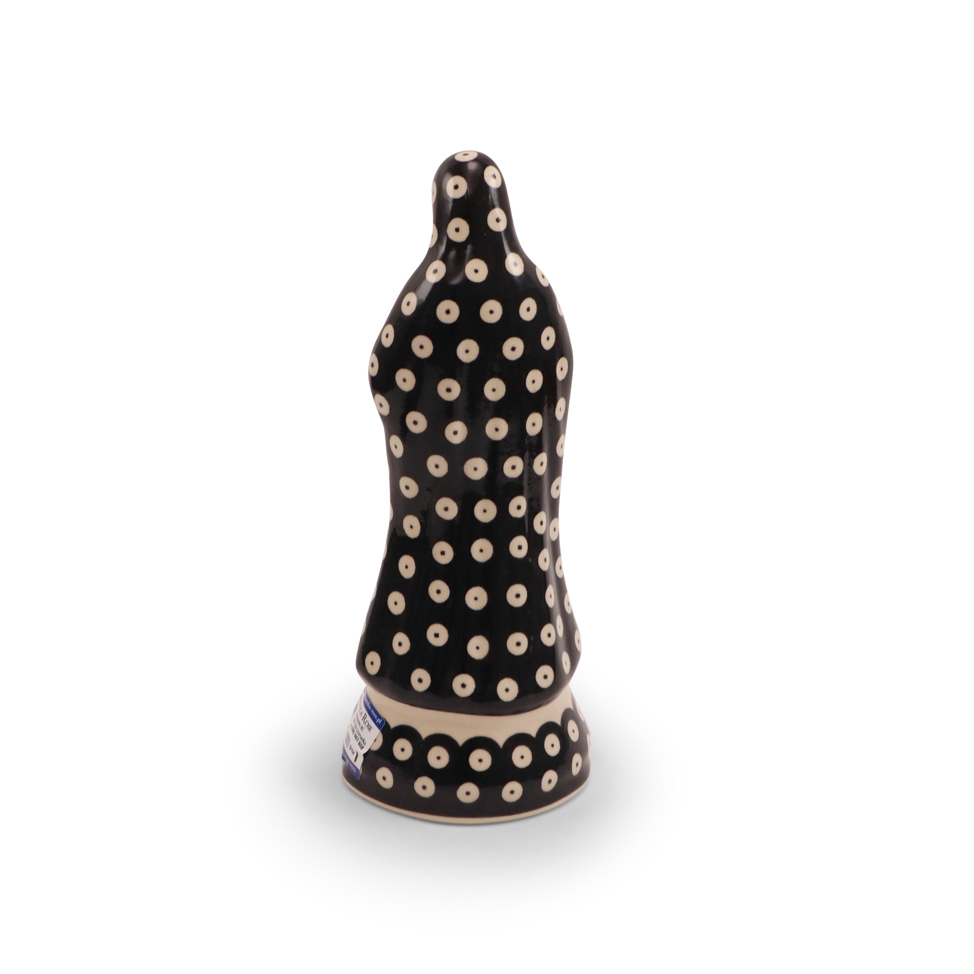 10"x4.5" St. Mary Figurine. Pattern: Black Madonna