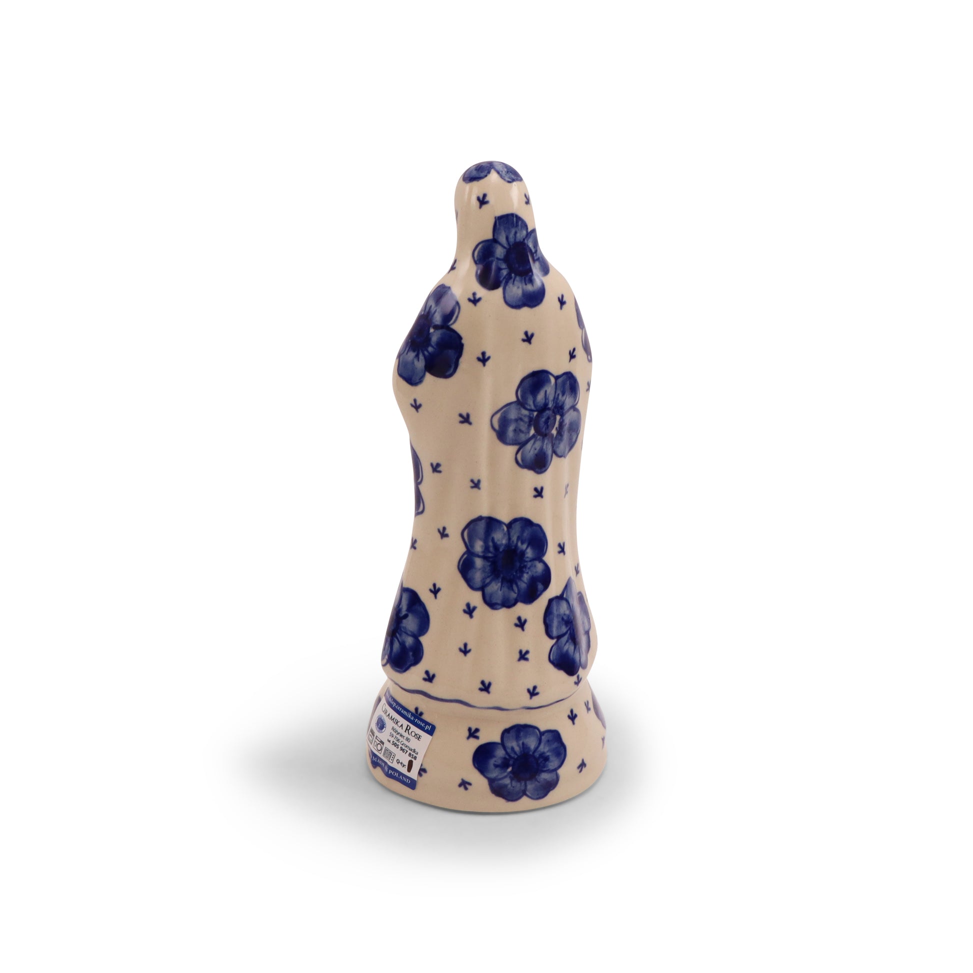 10"x4.5" St. Mary Figurine. Pattern: Night Sky