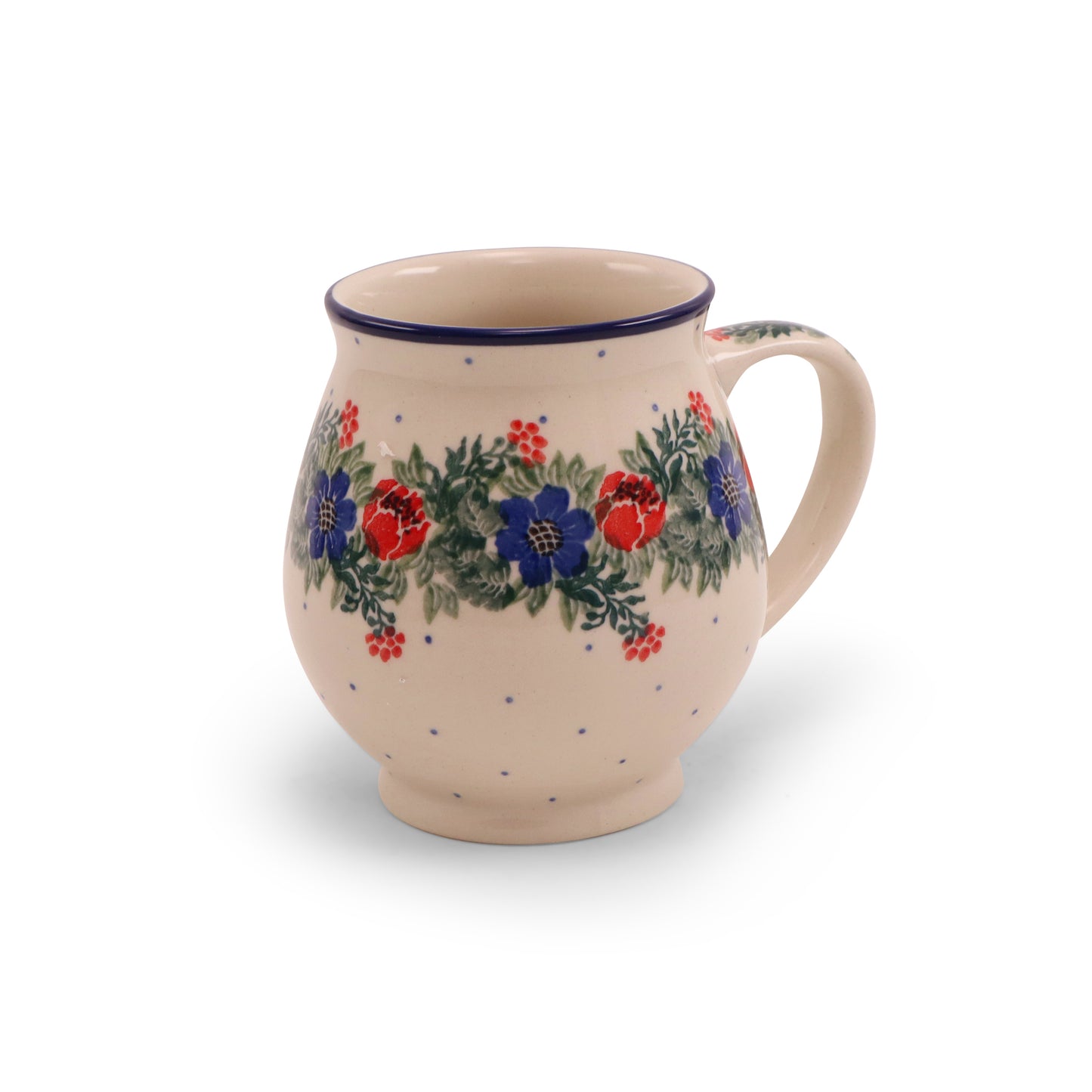 14oz Drop Mug. Pattern: Around the Clock