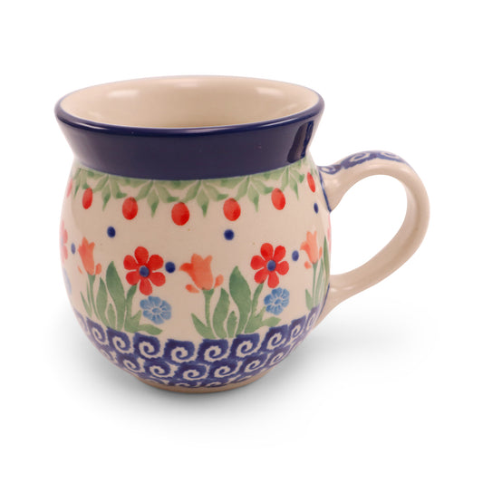 6oz Belly Mug.Pattern: Daisy Dream