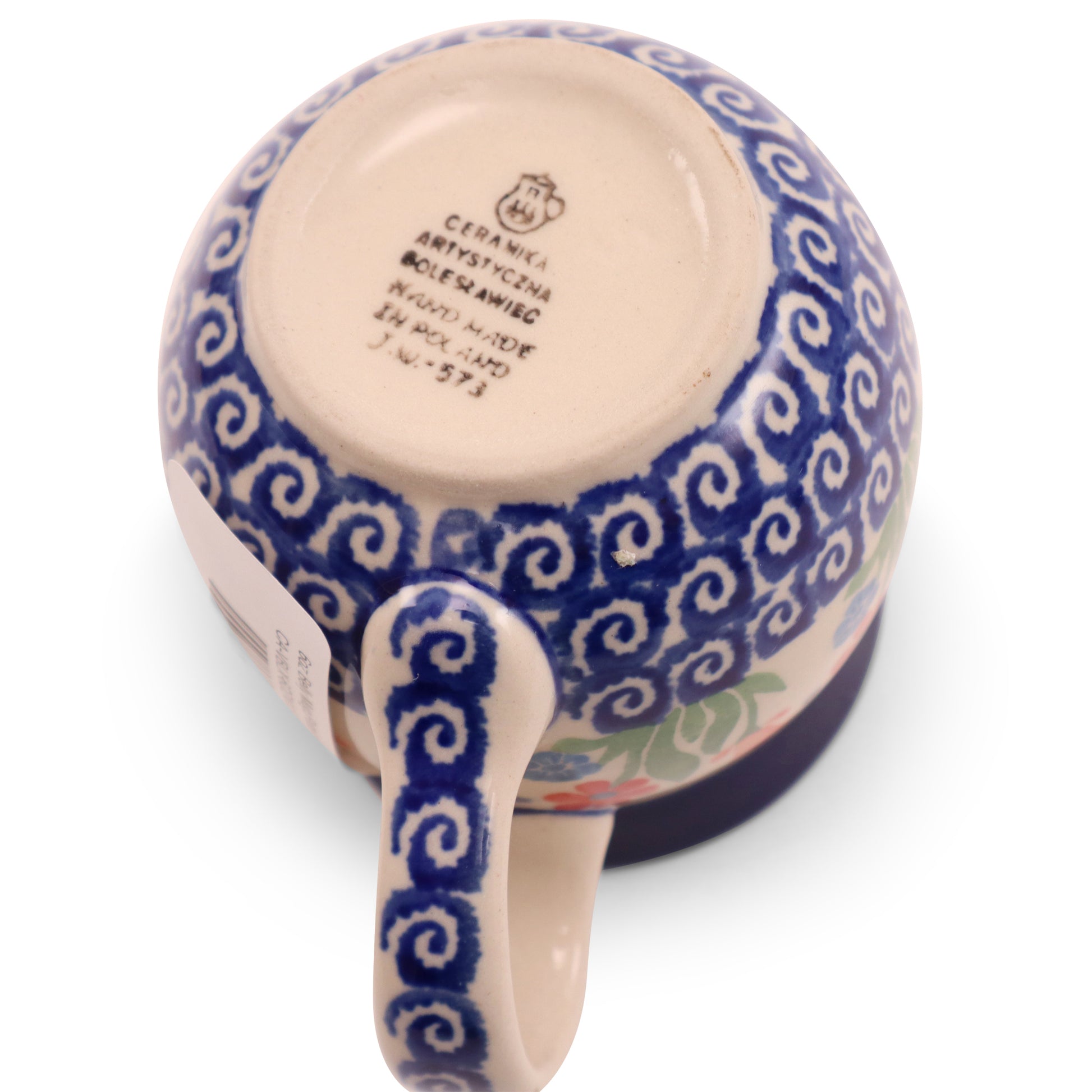 6oz Belly Mug.Pattern: Daisy Dream