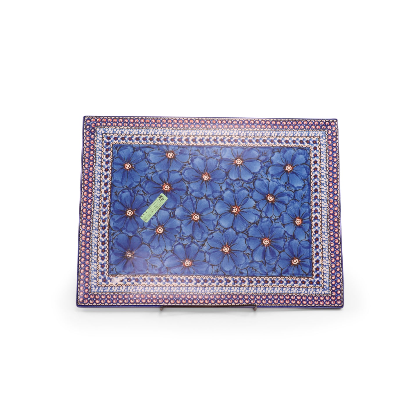 15.5"x11.5" Cutting Board 2q. Pattern: Cobalt Chyla
