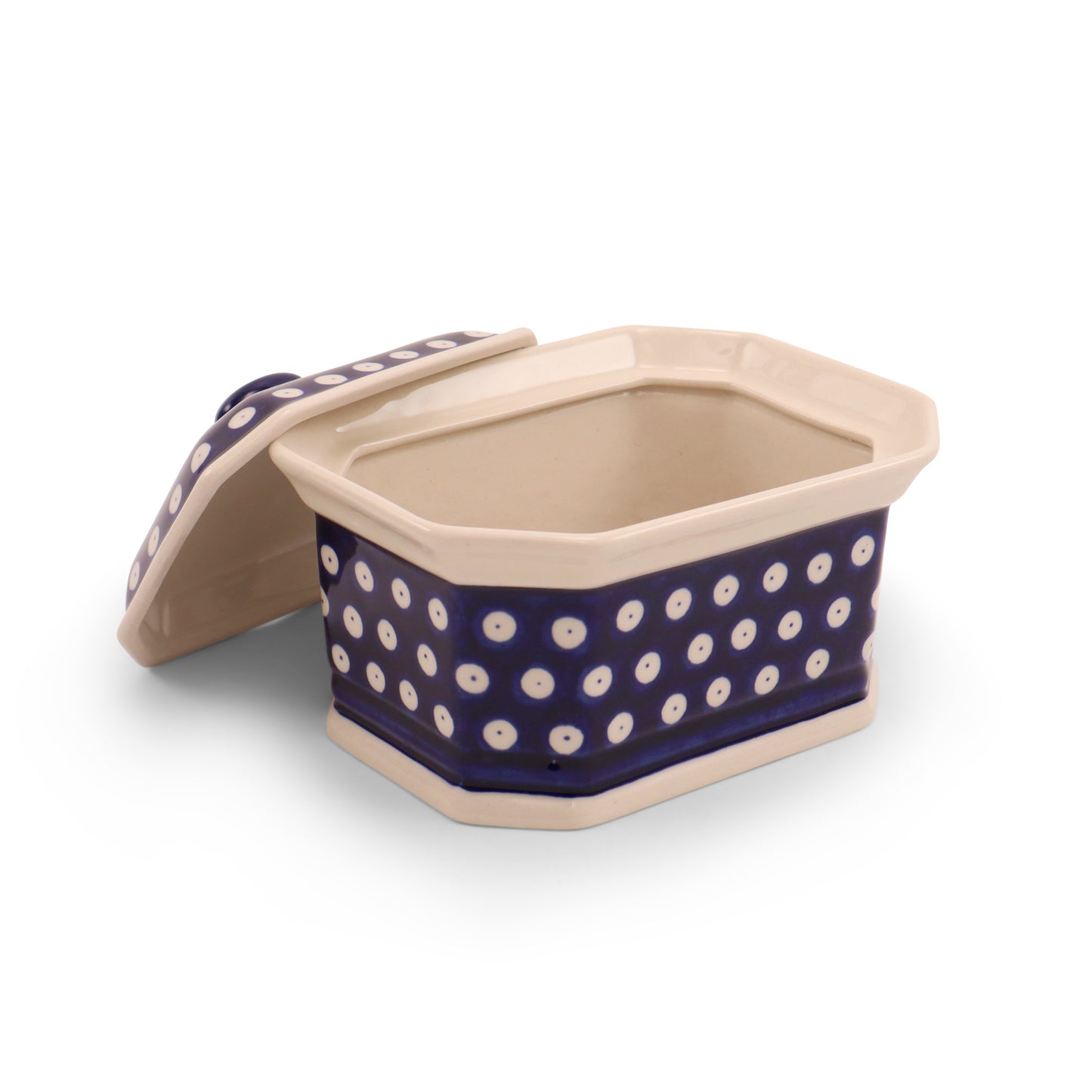 6.5"x5"x3.5 Octagonal Container Pattern: Owl Eye