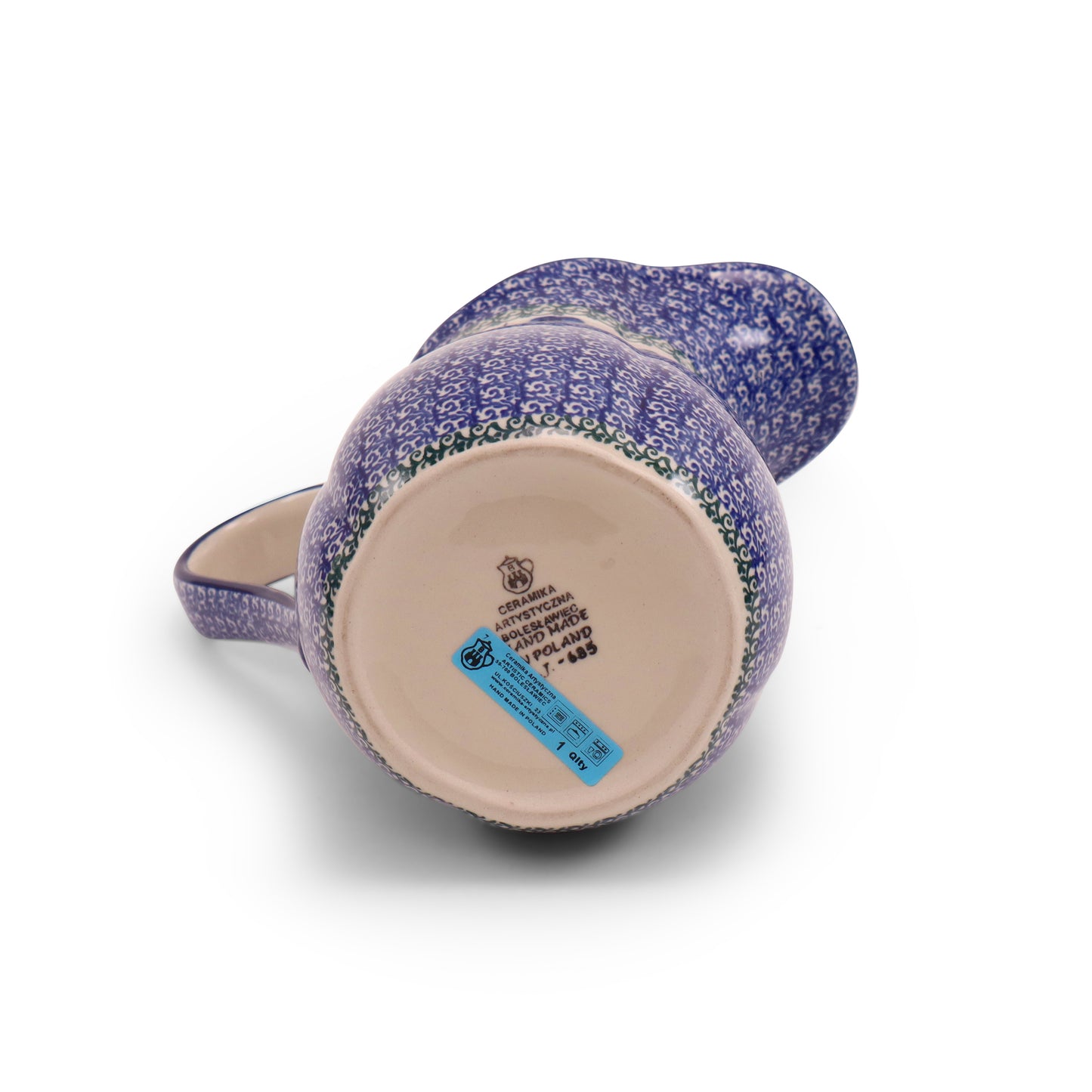 2L Pitcher. Pattern: Pansy World