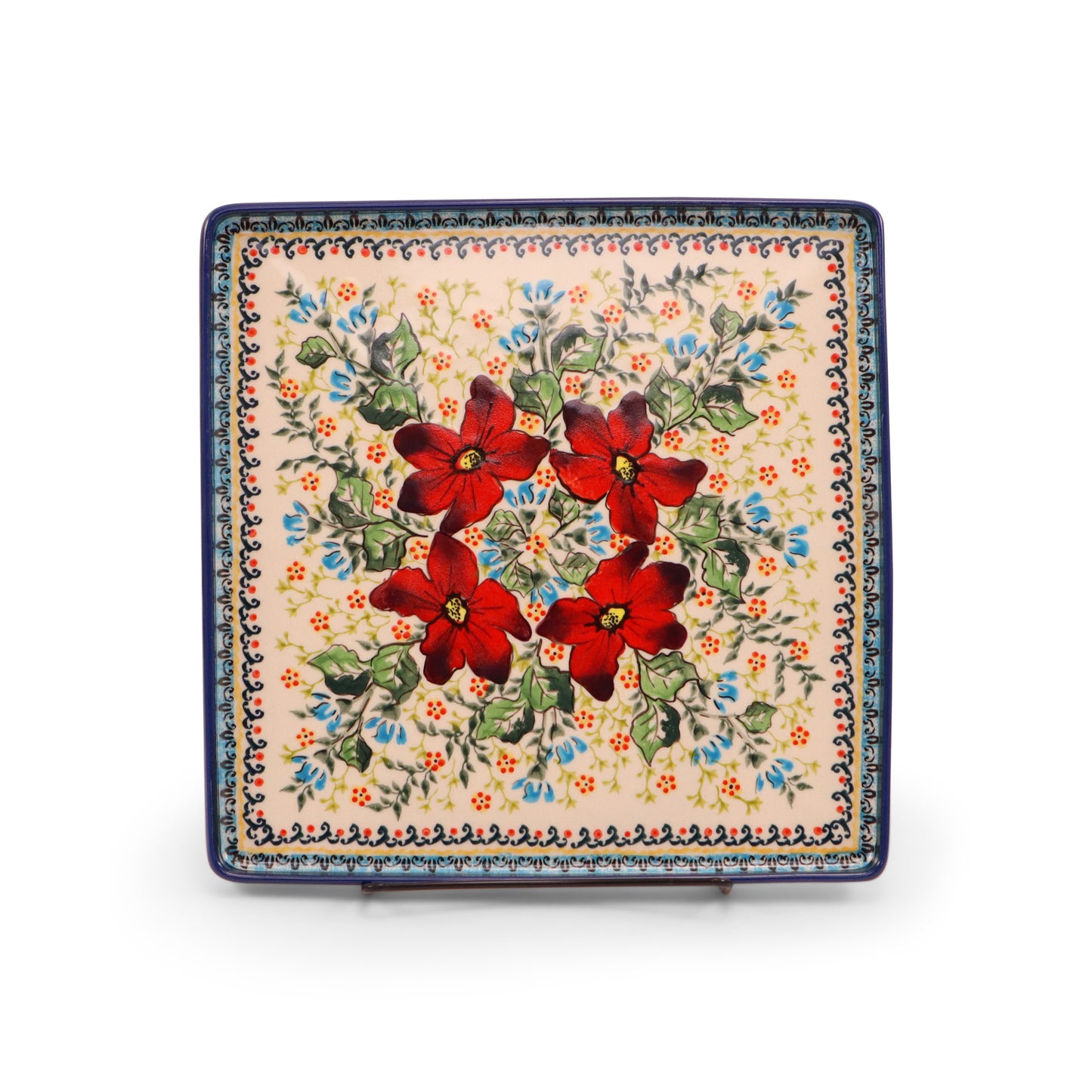 10"x10" Tray. Pattern: Pot Pourri Mint