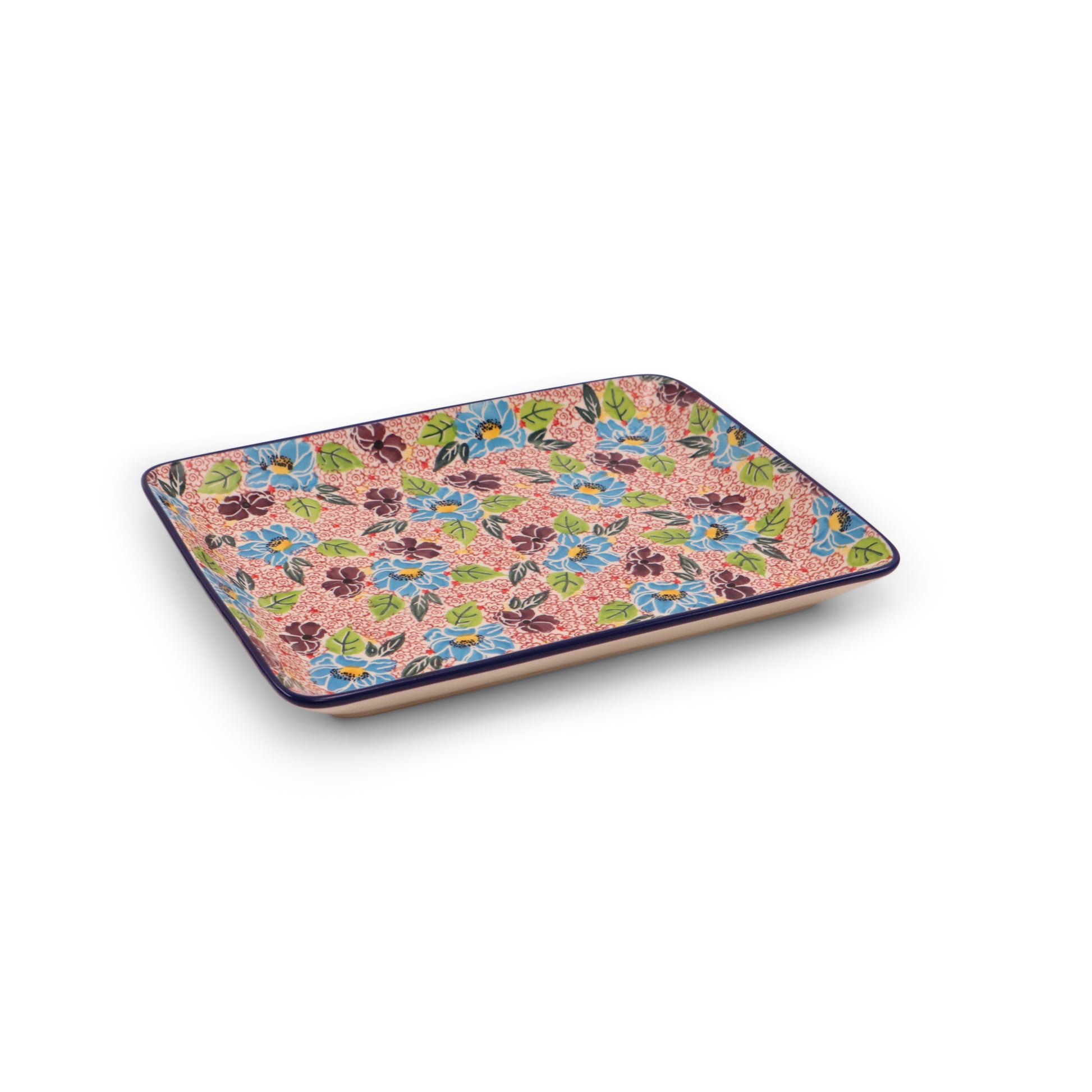 8.5"x10.5" Rectangular Tray Pattern: Summertime