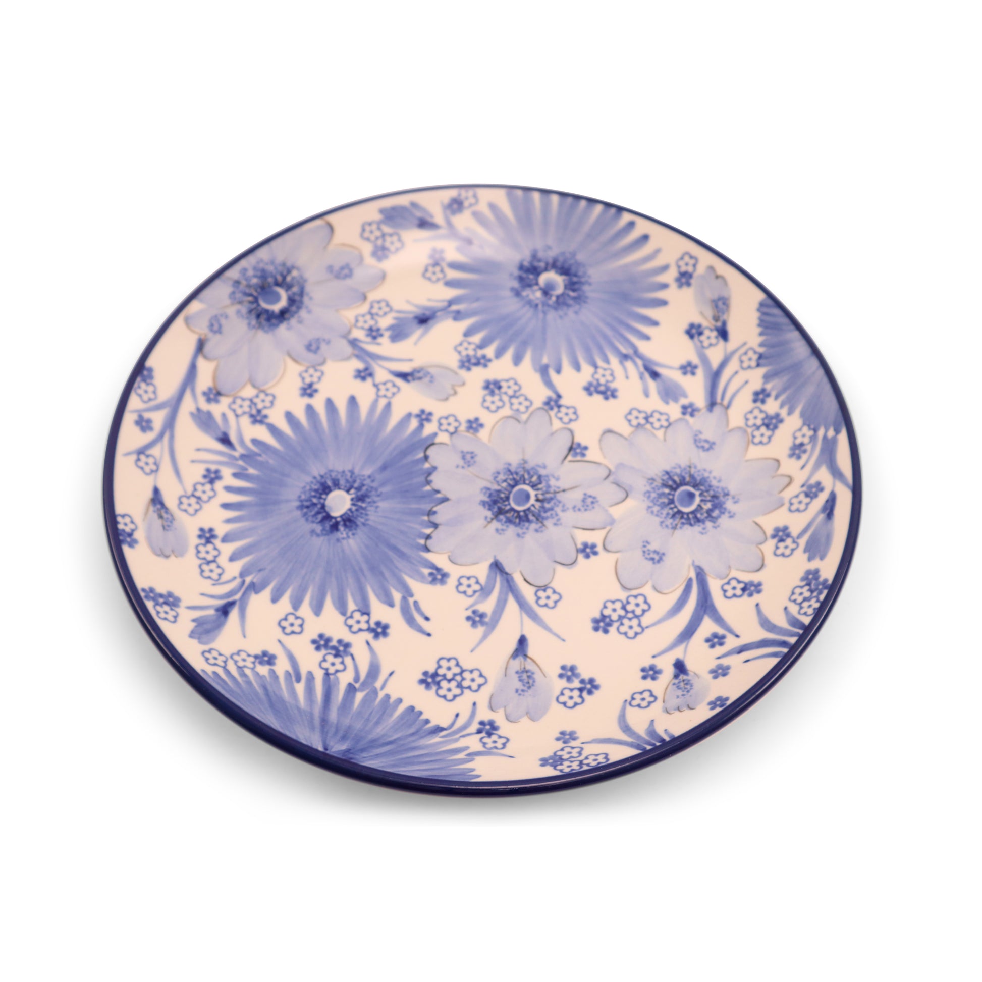 10" Dinner Plate .Pattern:Cobalt Cloud