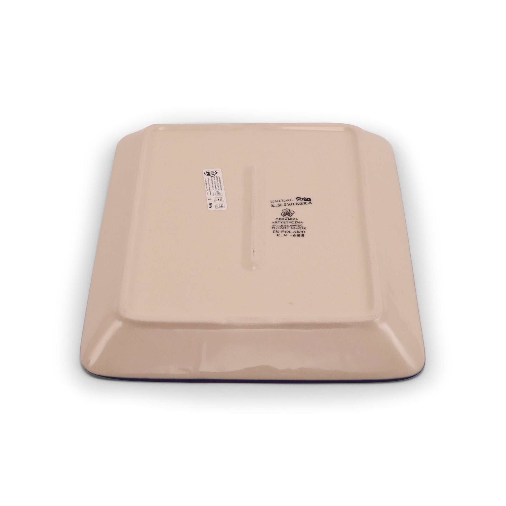 8.5"x10.5" Rectangular Tray Pattern: Rosé