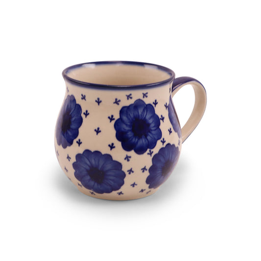 18oz Belly Mug. Pattern: Night Sky