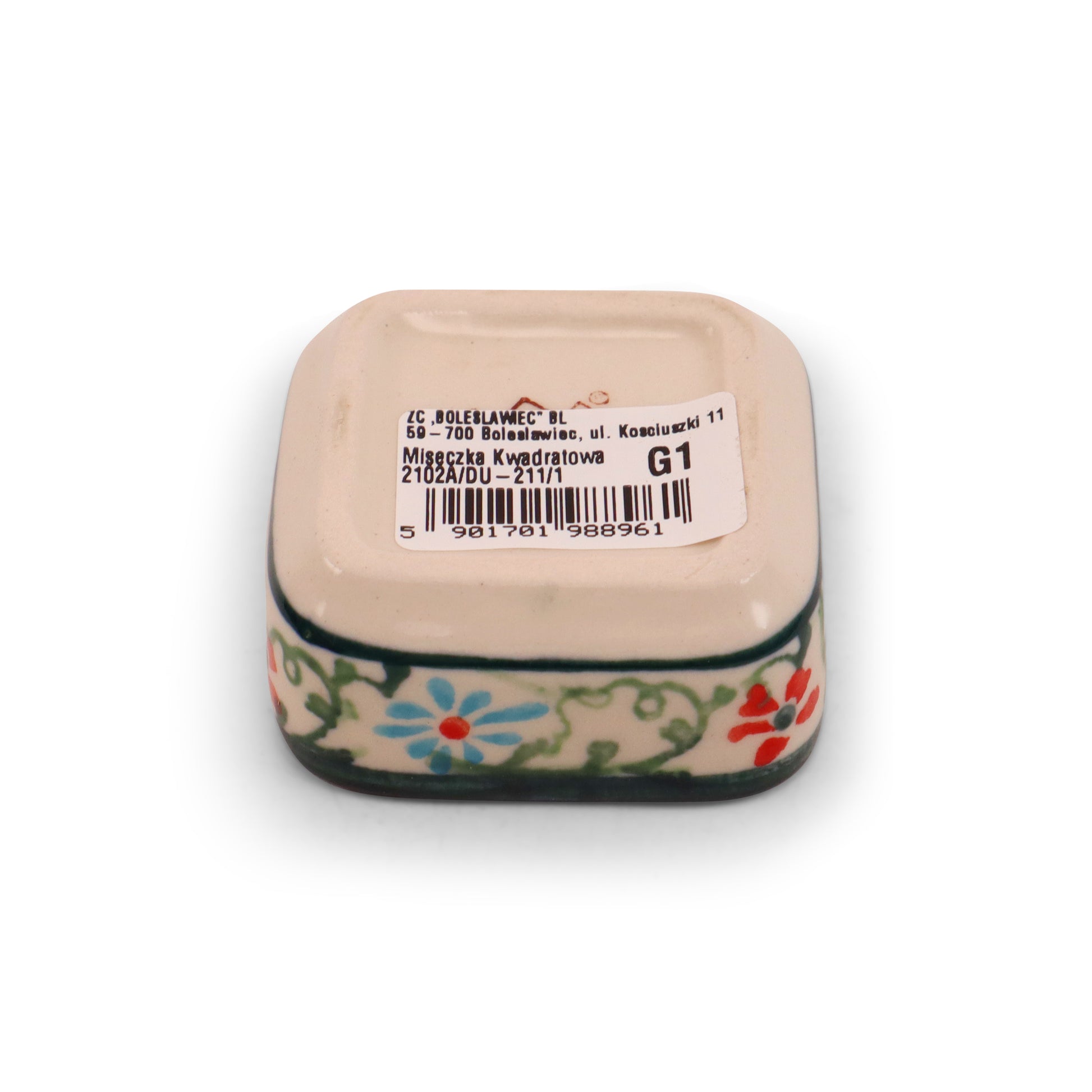 2"x2"x1" Bowl. Pattern: Flower Parade