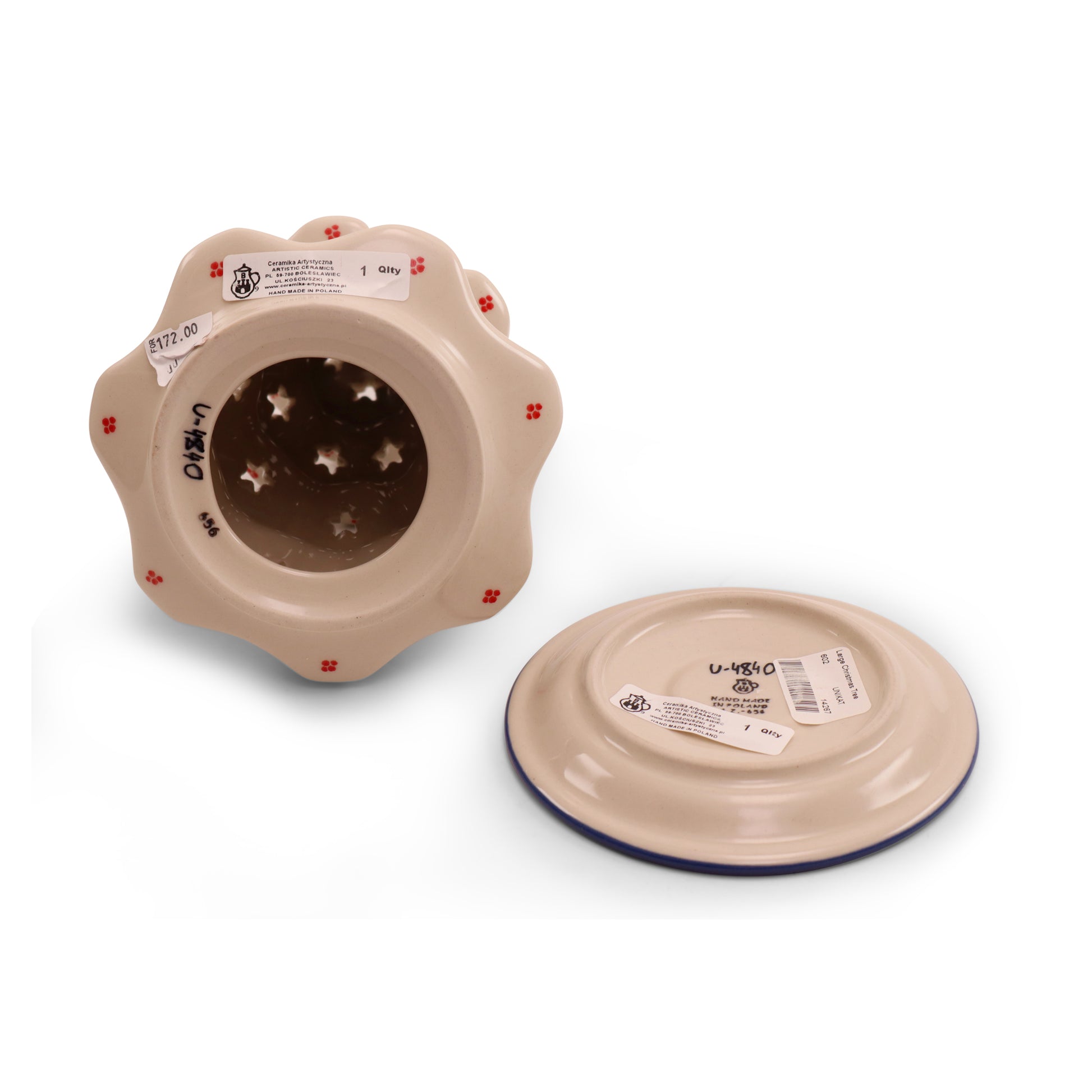 8"x5" Tree Luminary .Pattern:A