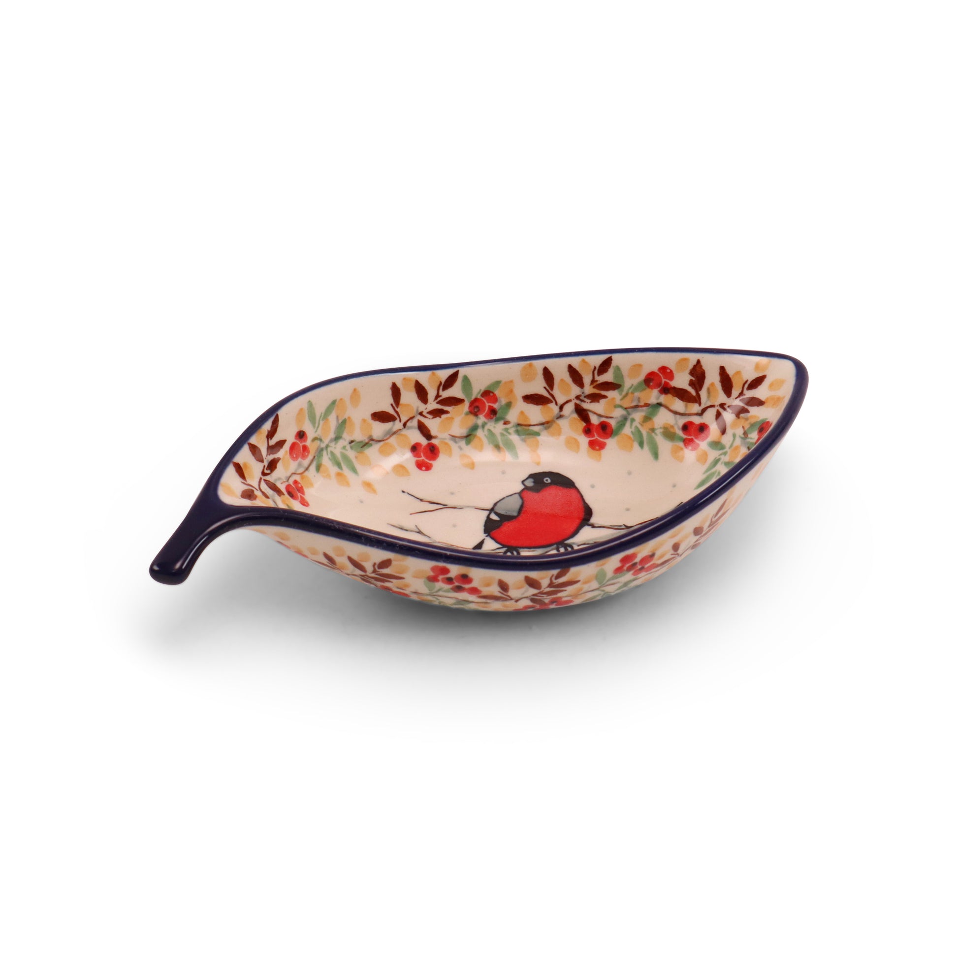 6"x3"Leaf Bowl. Pattern: Gil