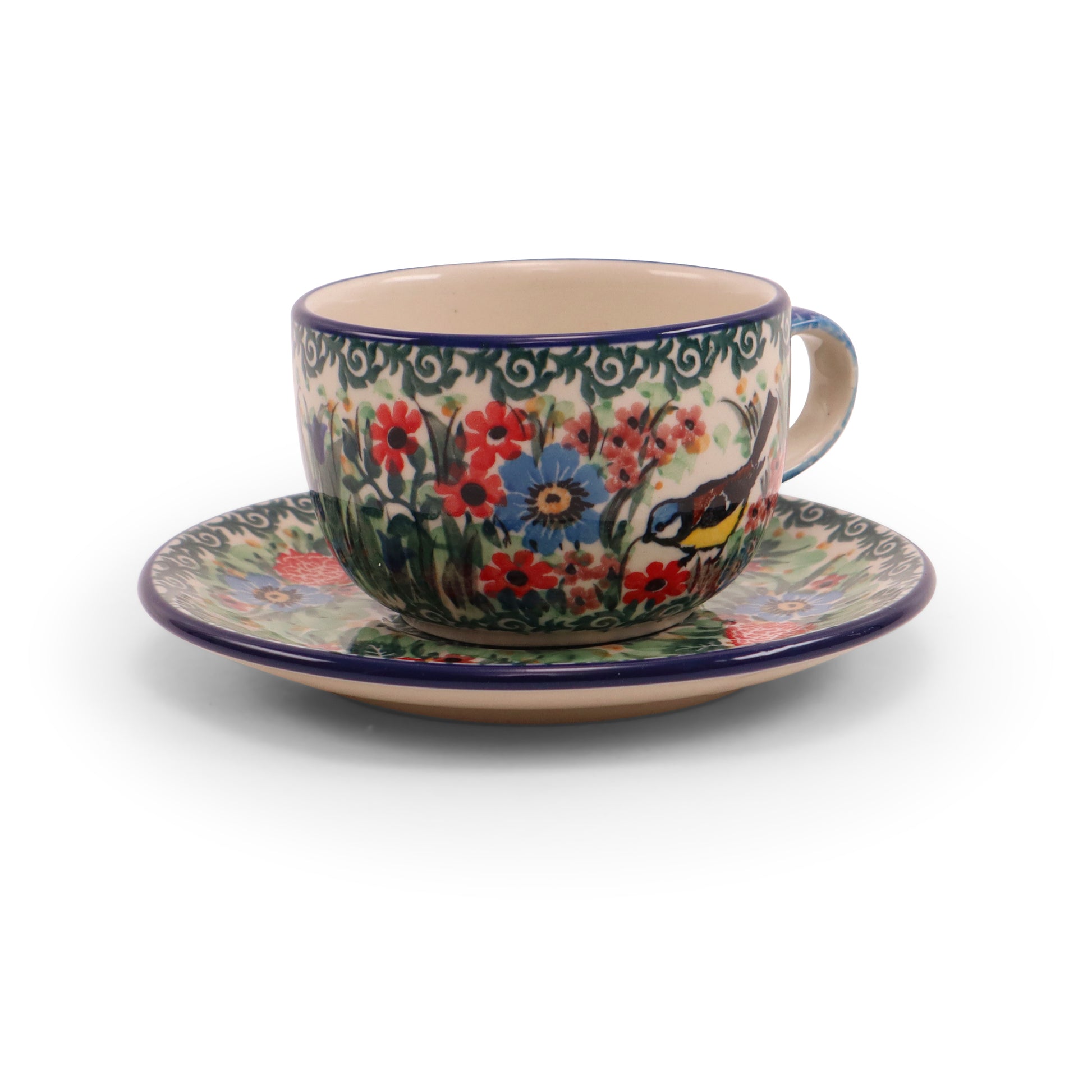 6oz Cup and Saucer. Pattern: Breakfast Time