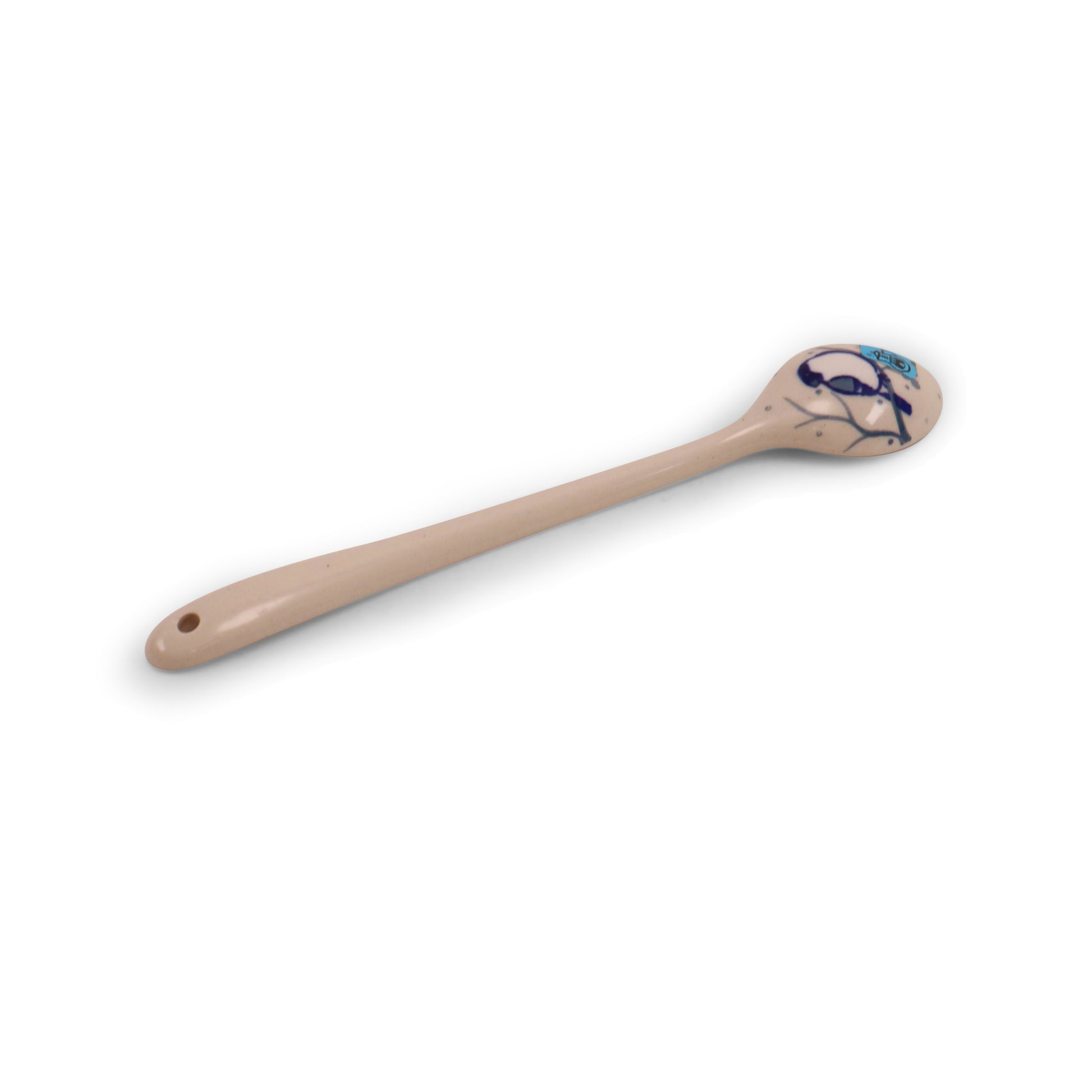 7" Latte Spoon. Pattern: Chilled Couple