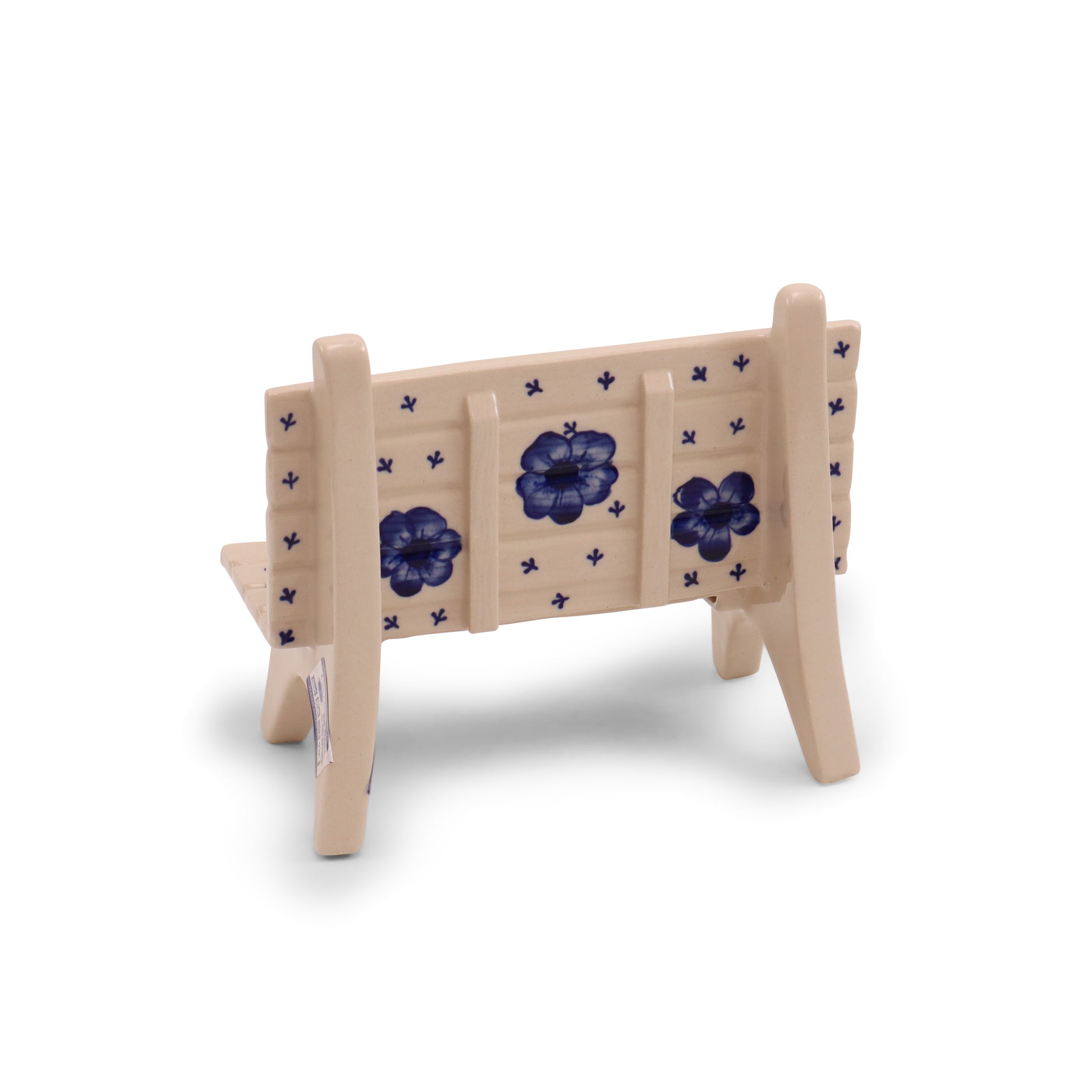 8"x4.5"x7" Bench Figurine. Pattern: Night Sky