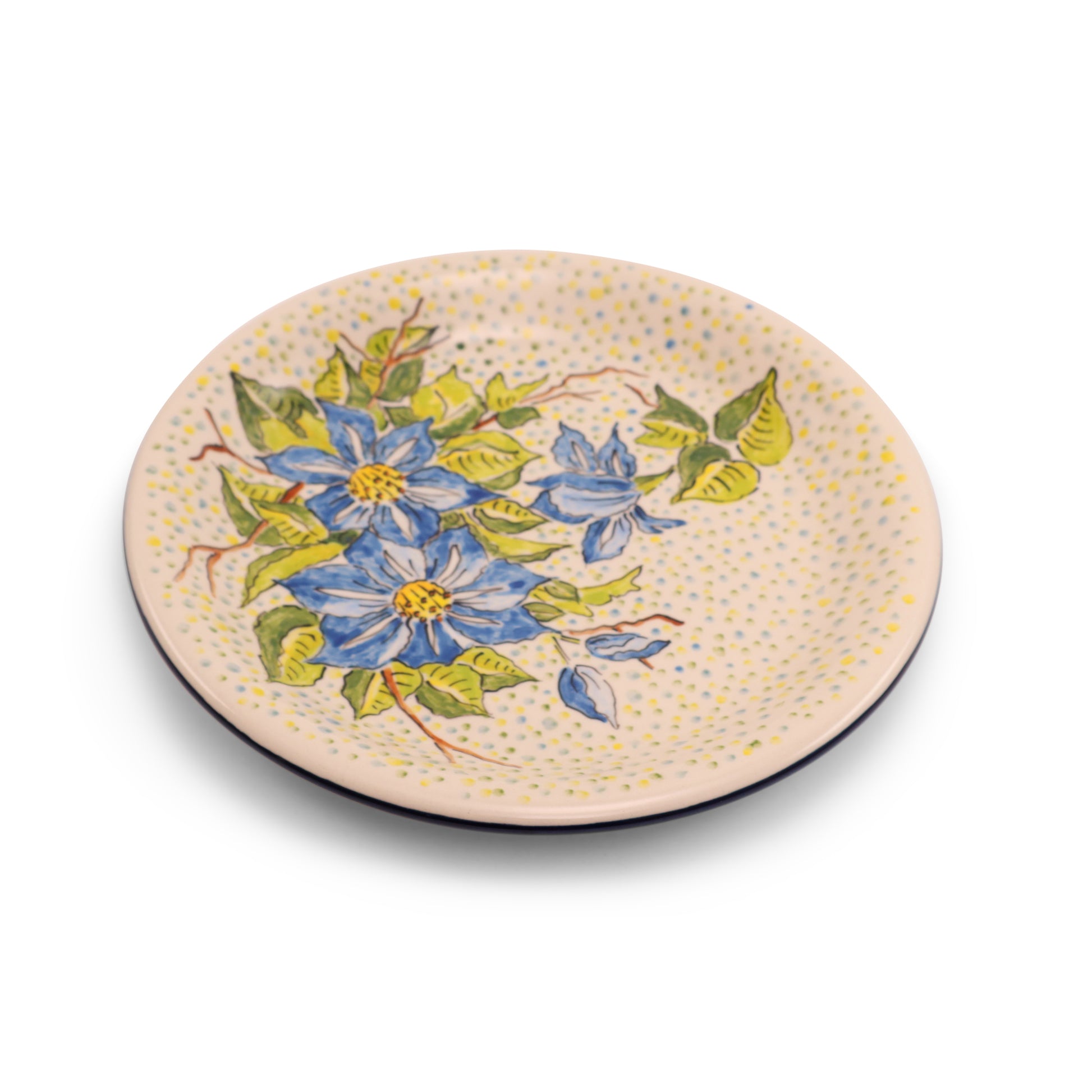 10" Dinner Plate .Pattern:Clematis