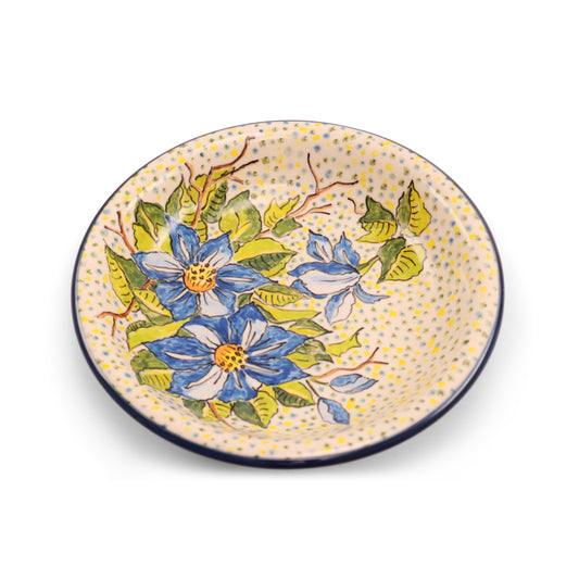 9" Soup Plate .Pattern:Clematis