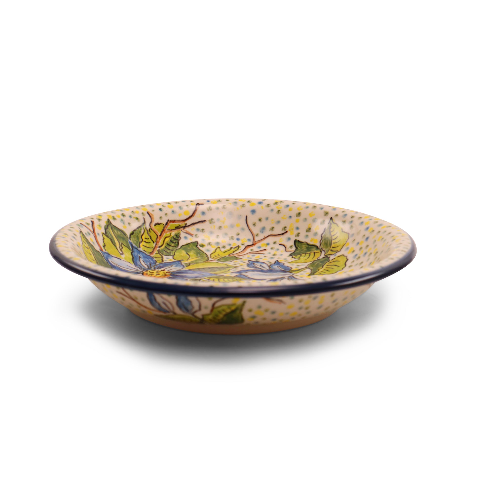 9" Soup Plate .Pattern:Clematis