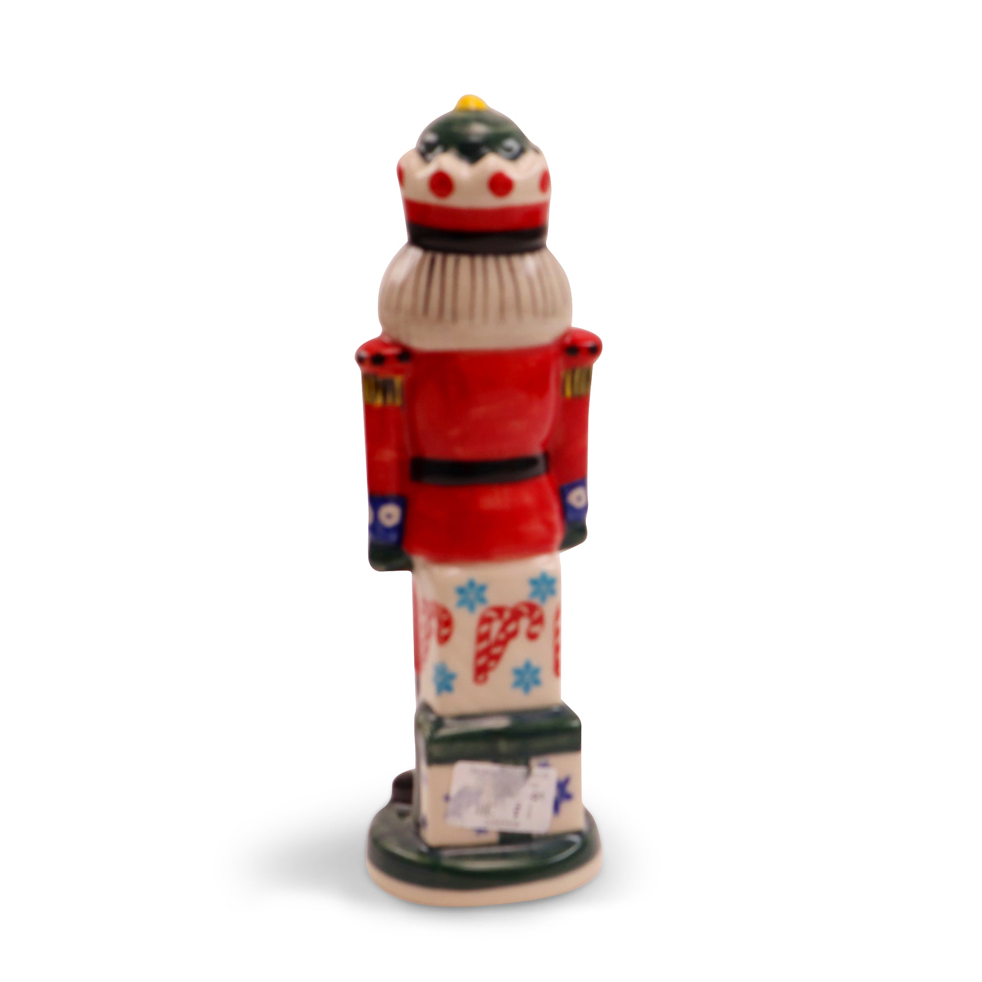 9.5"x3" Nutcracker Figurine .Pattern:Red