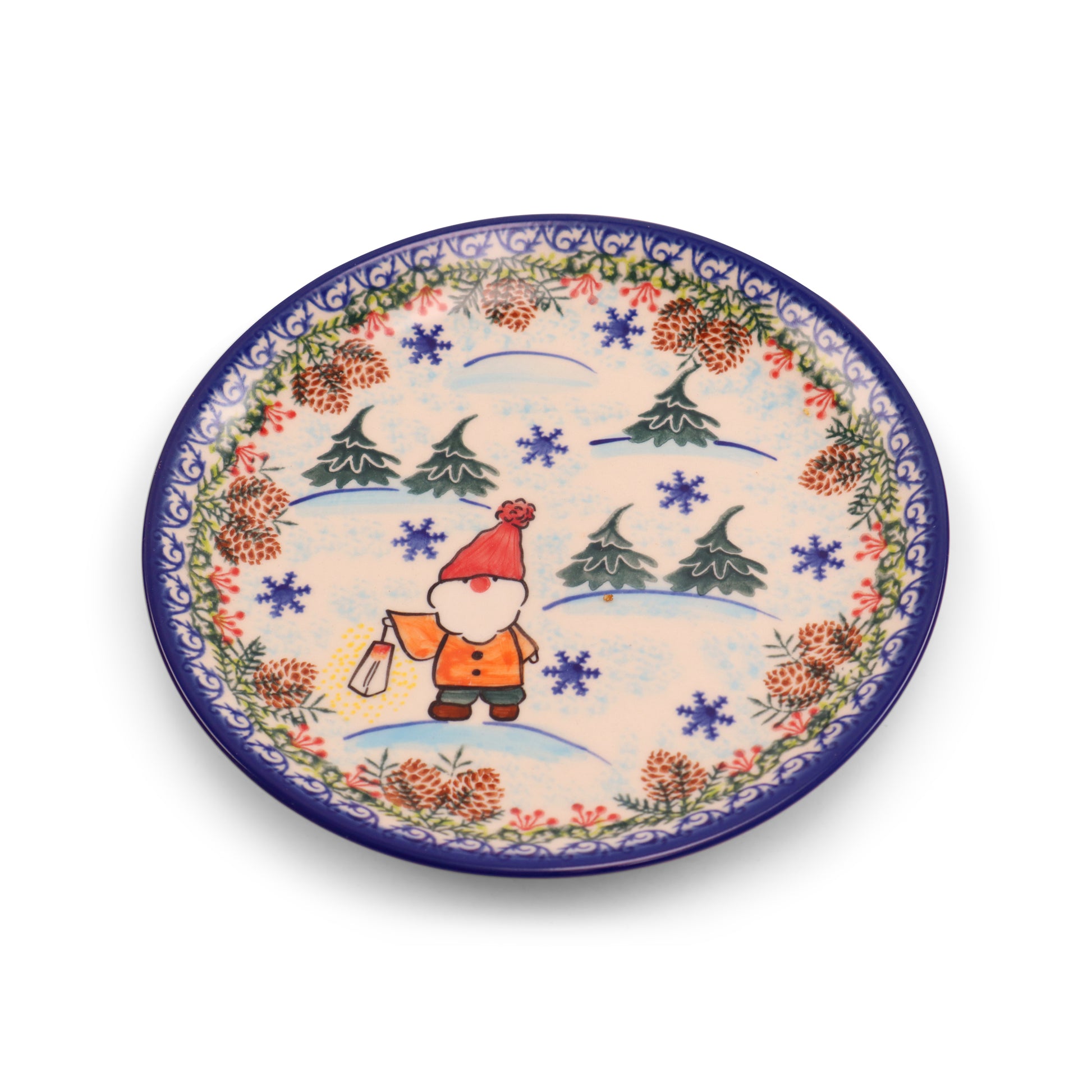7.5" Dessert Plate .Pattern:Winter Stroll