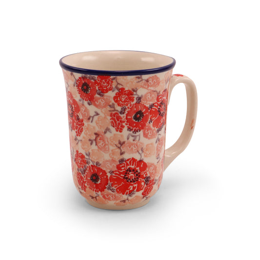 17oz Bistro Mug Pattern: Rosé