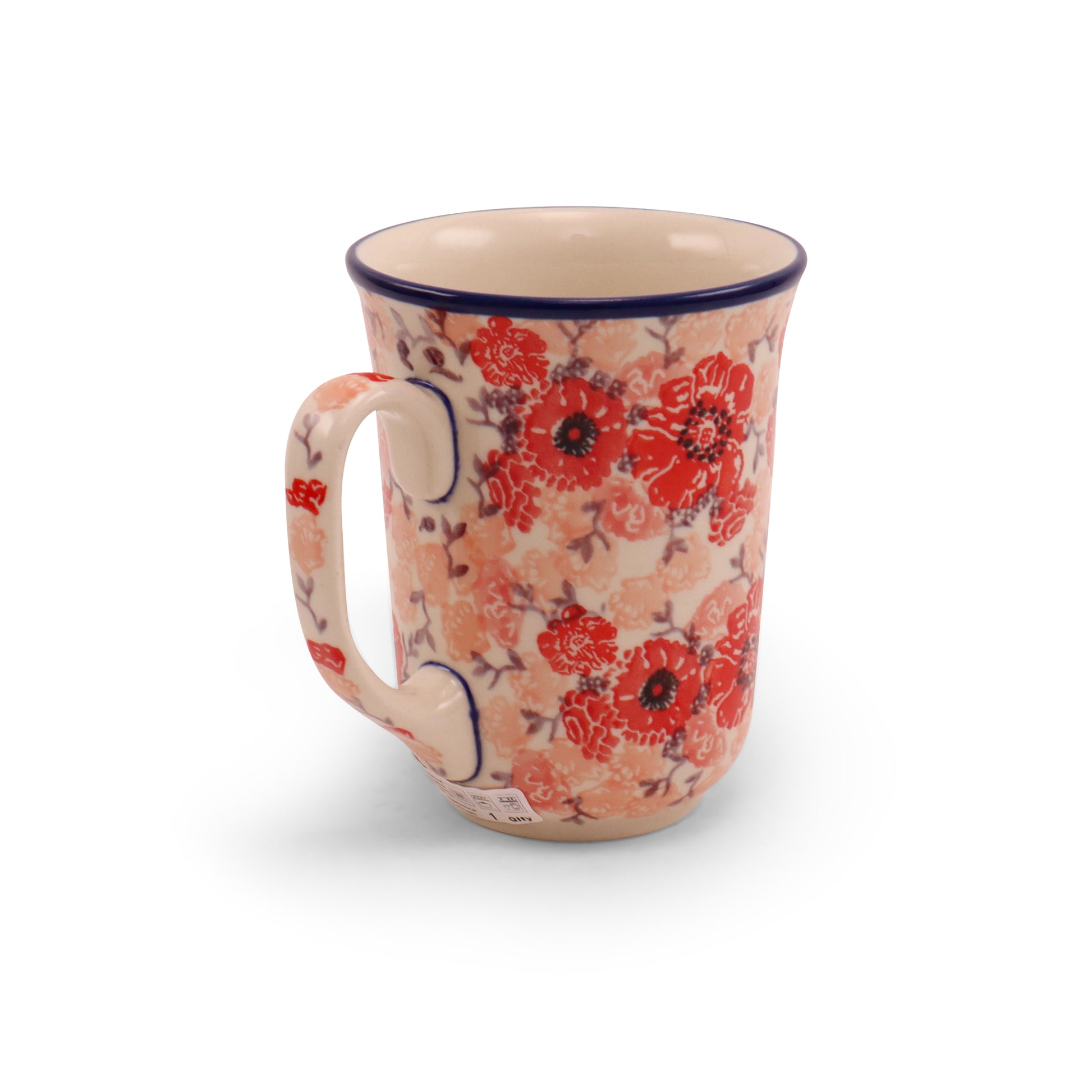 17oz Bistro Mug Pattern: Rosé