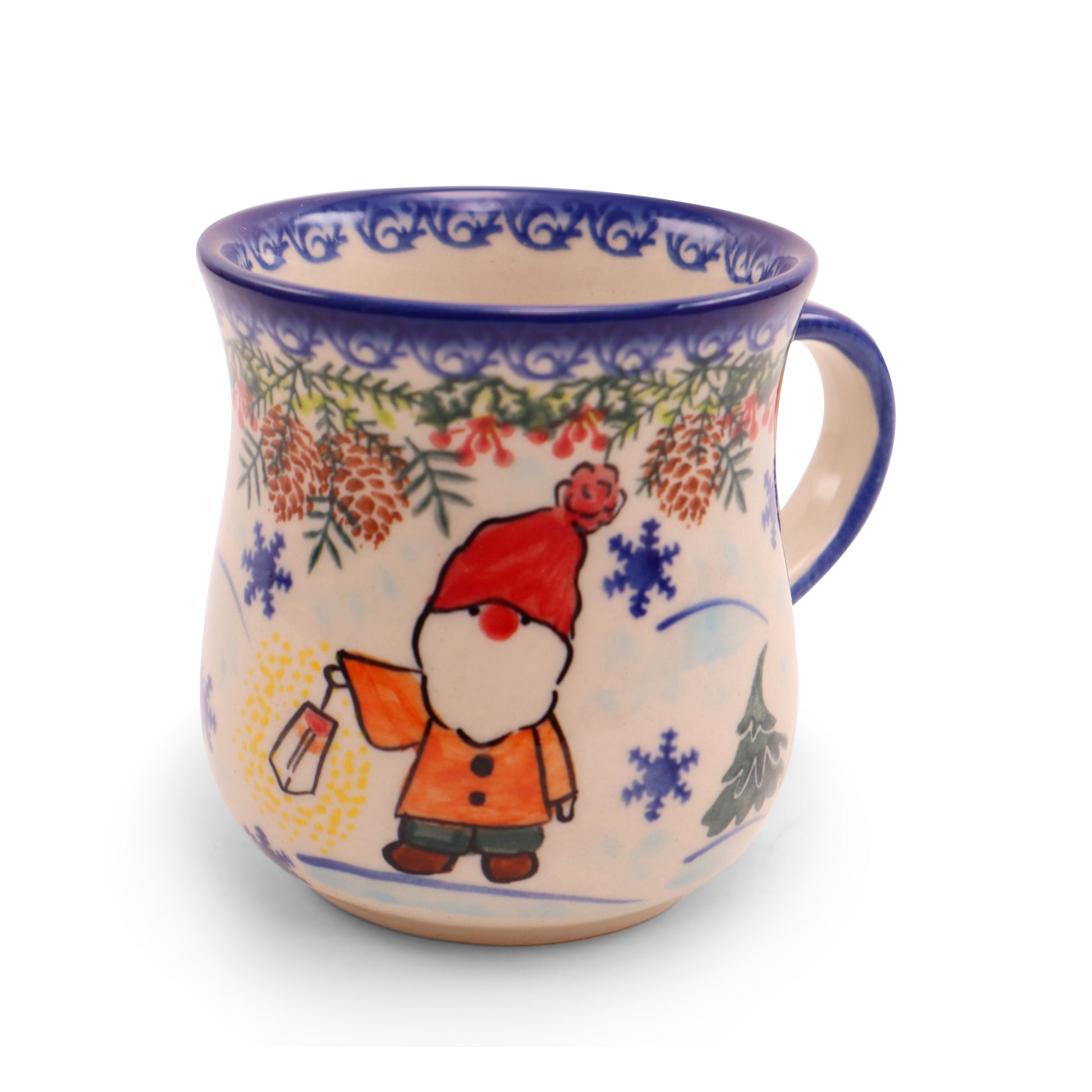 11oz Drop Mug .Pattern:Winter Stroll