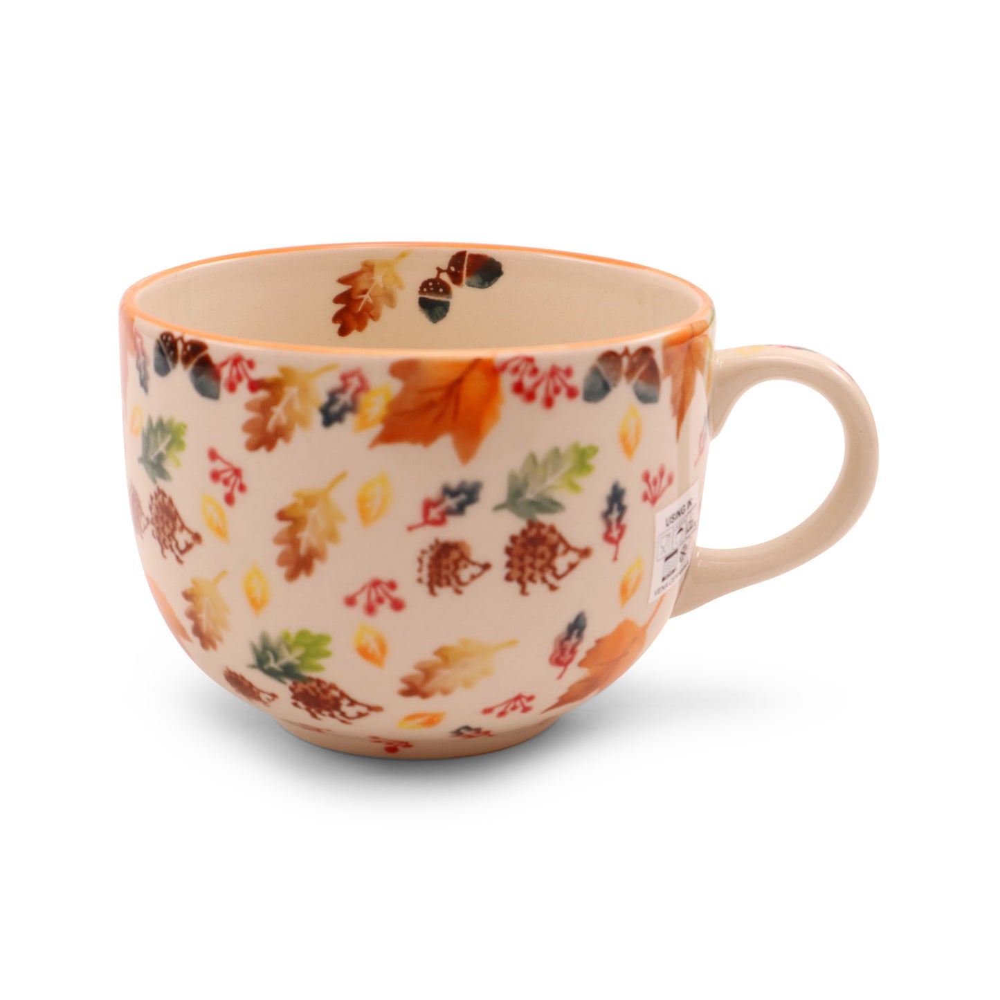 16oz Cappucino Mug .Pattern:Happy Family