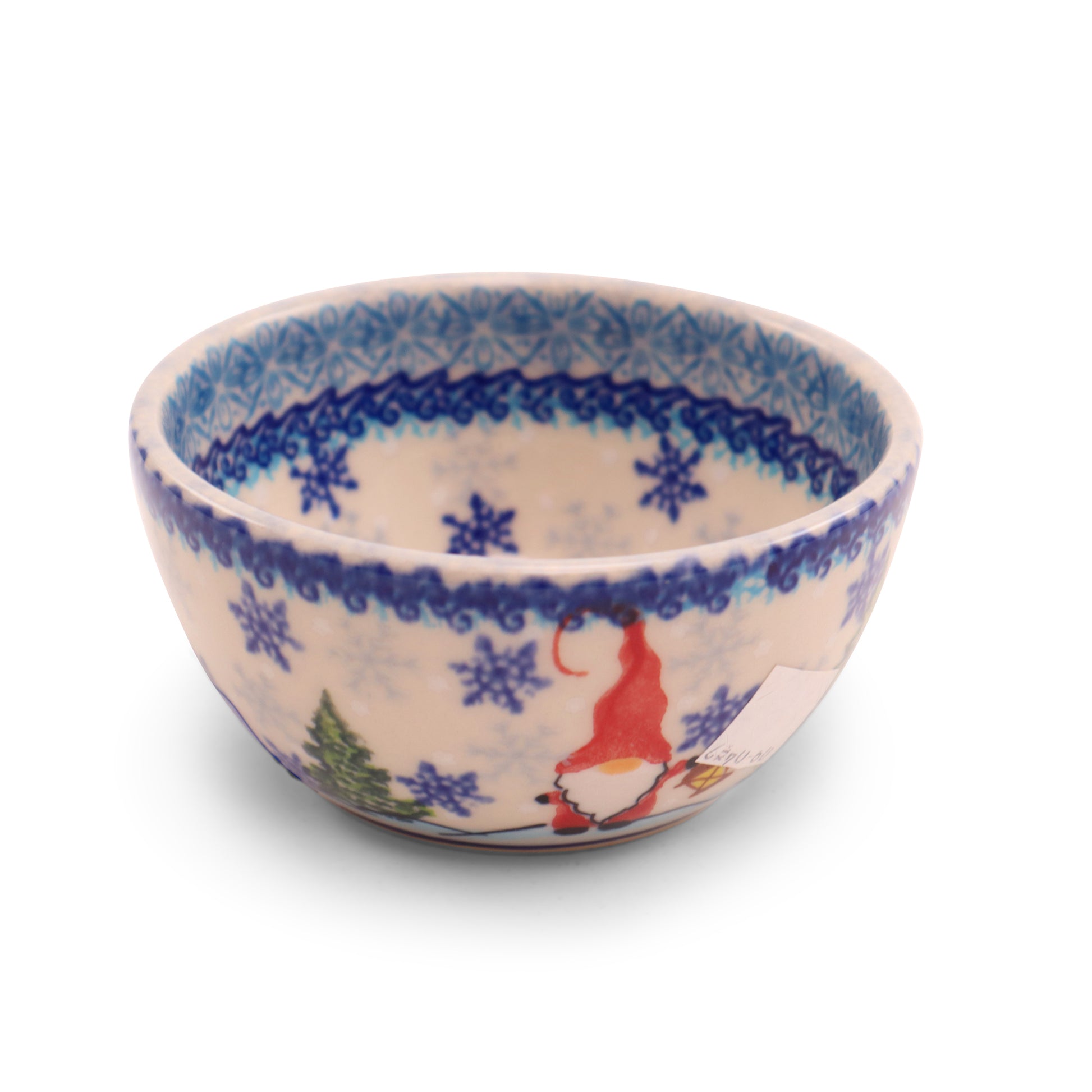 4"x2" Round Bowl .Pattern:Gnomeland