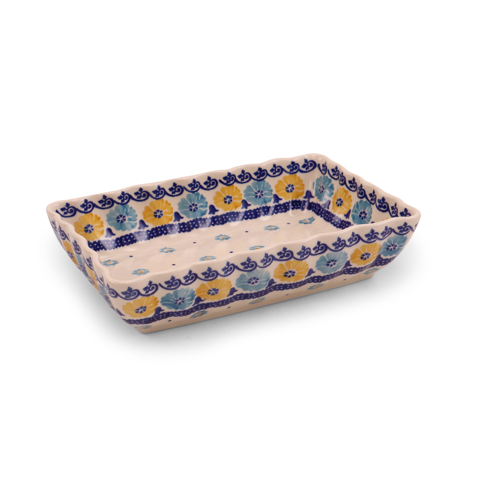 9"x6"x2" Scalloped Baker Pattern: Cupcake Time