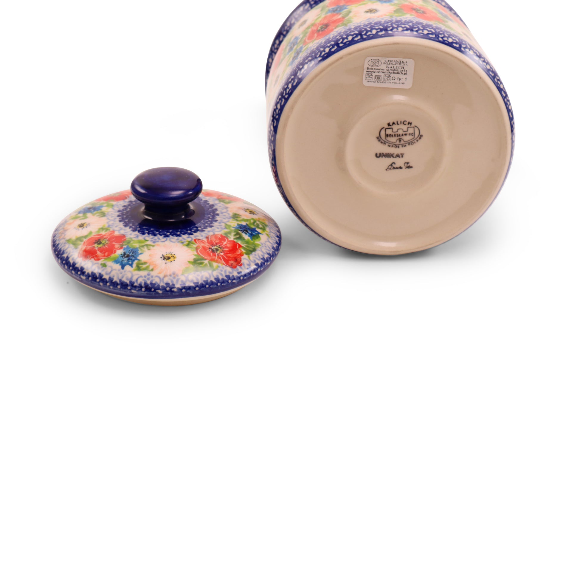 7"x6" Container with Lid .Pattern:Cupala Night