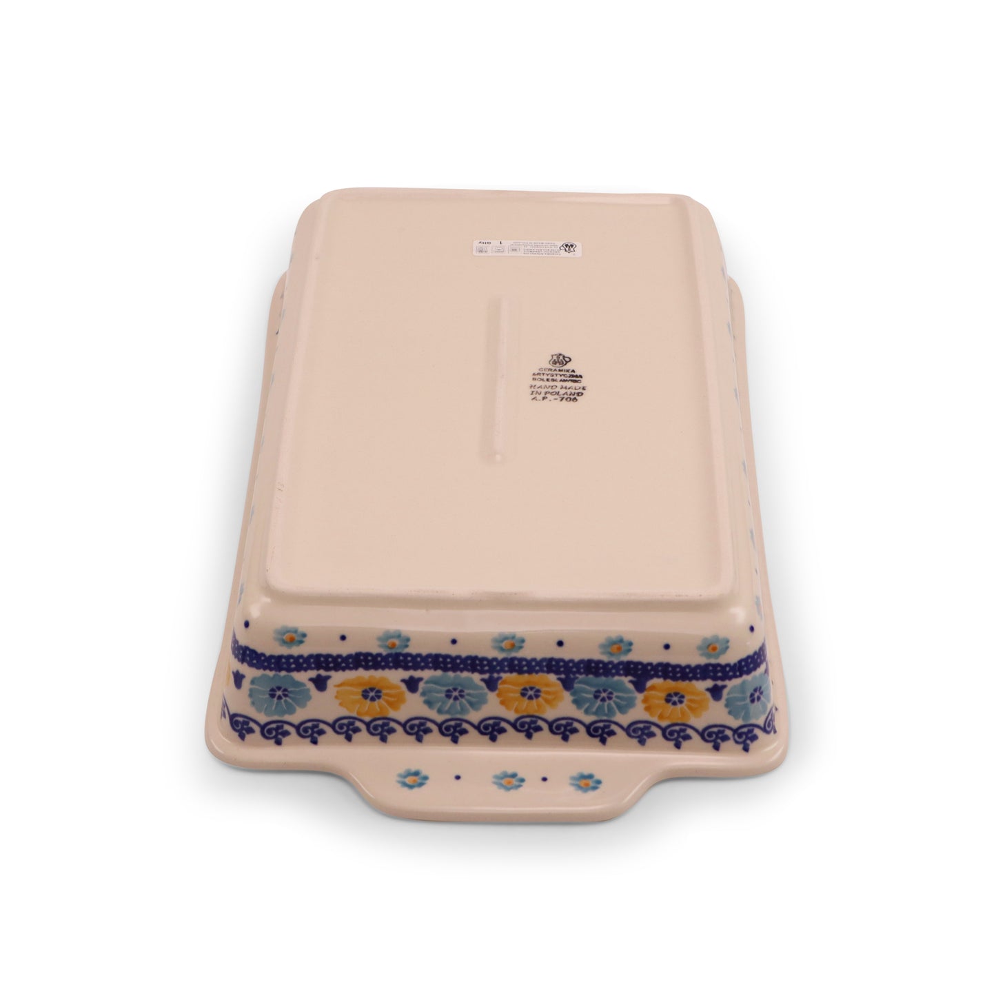9"x12.5"x2.7" Baker with Handles Pattern: Cupcake Time