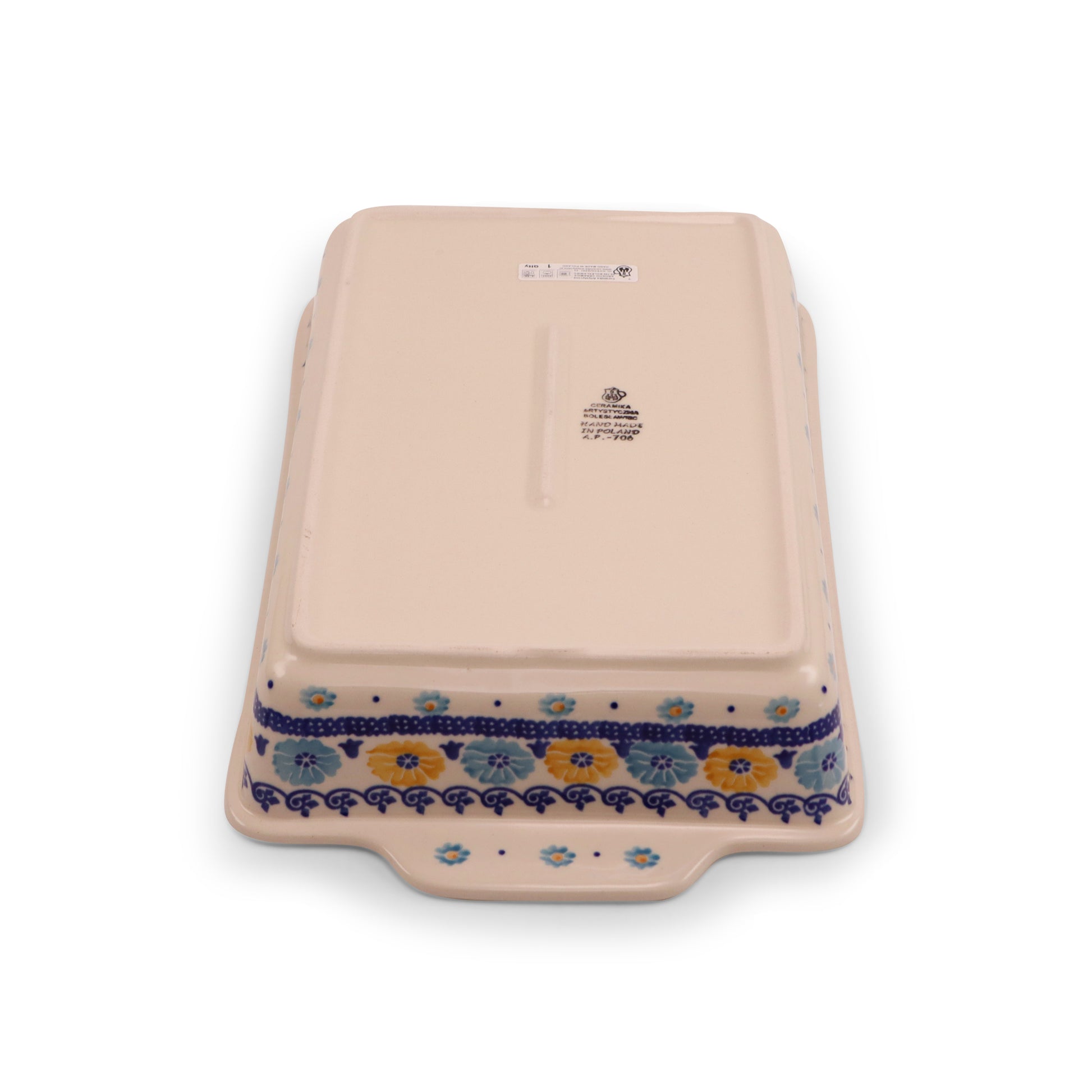 9"x12.5"x2.7" Baker with Handles Pattern: Cupcake Time