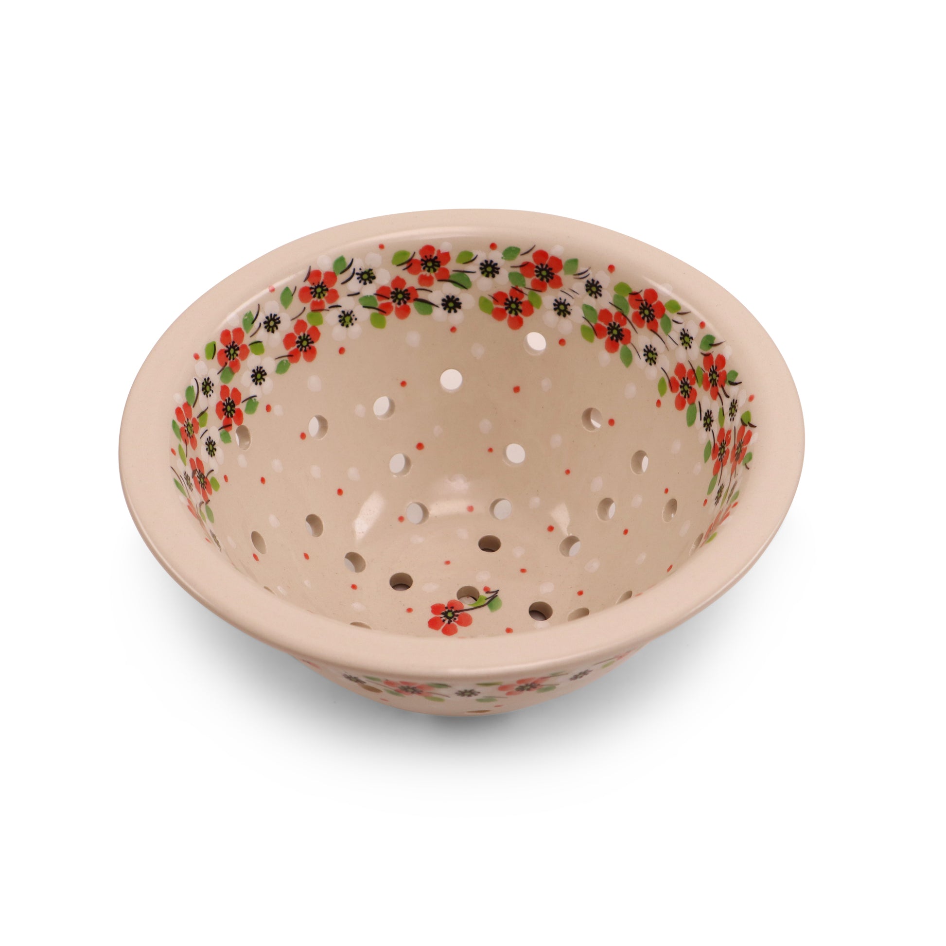 8"x4" Strainer. Pattern: May Day