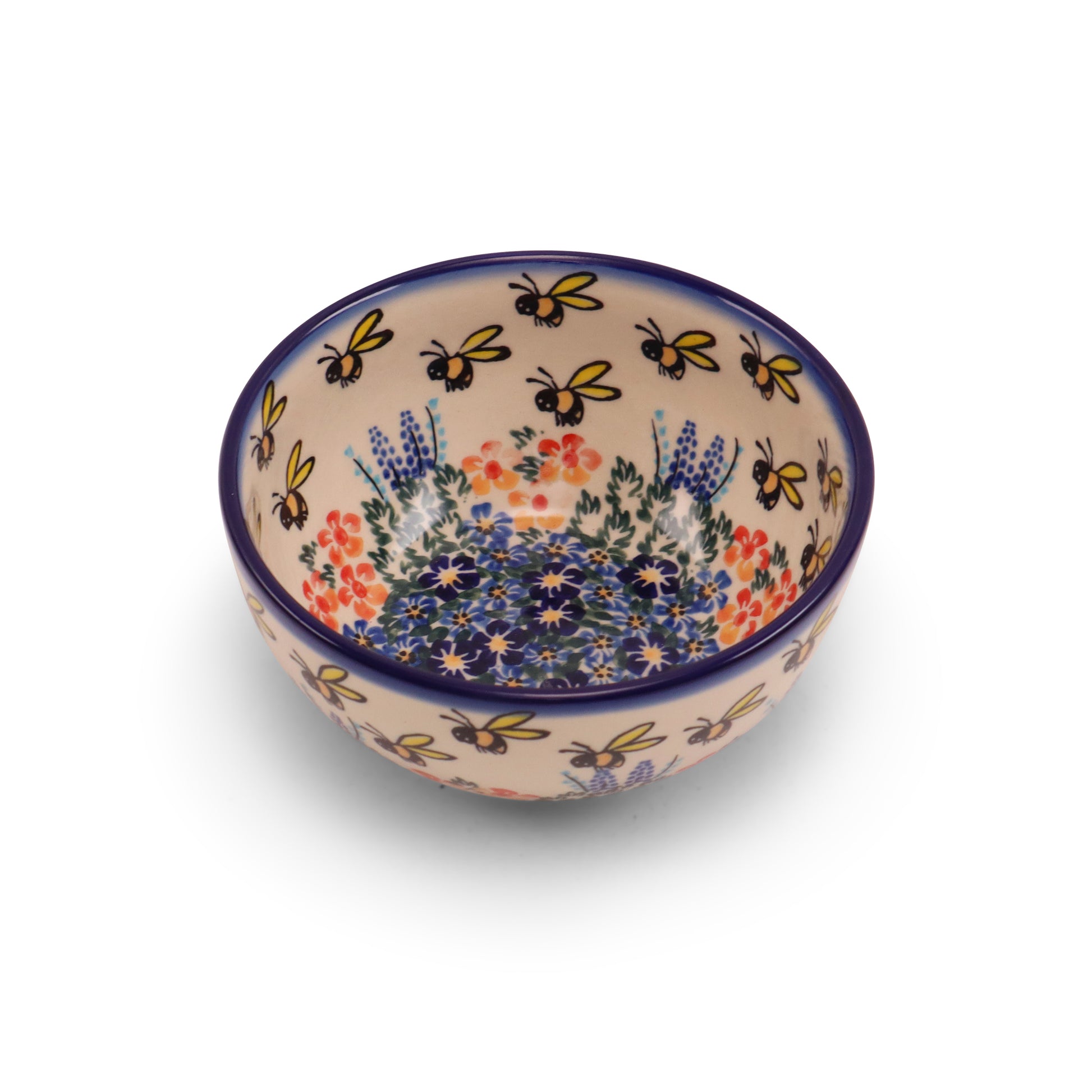 6"x3" Round Bowl Pattern: Busy Bee