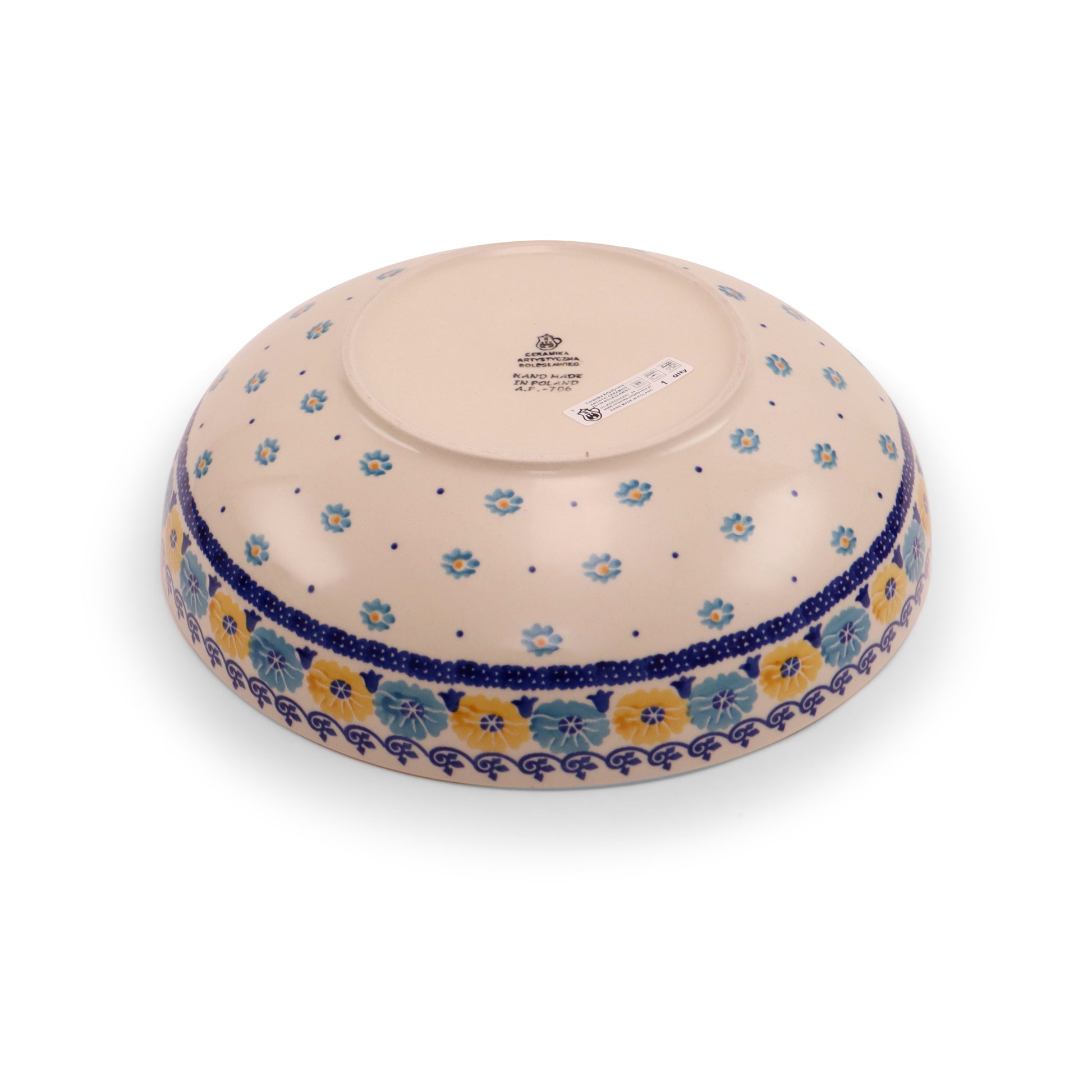 10.5"x3" Shallow Bowl Pattern: Cupcake Time