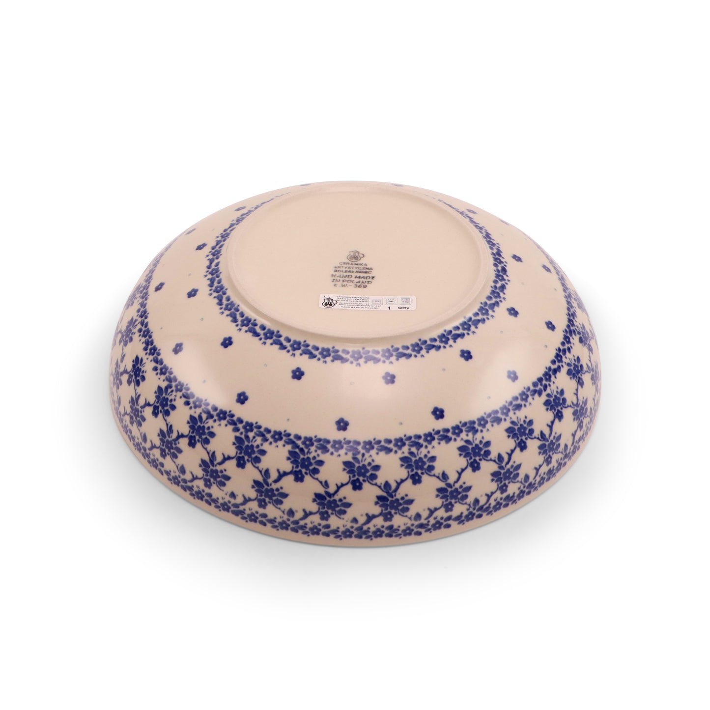 10.5"x3" Shallow Bowl Pattern: Play With Kitty