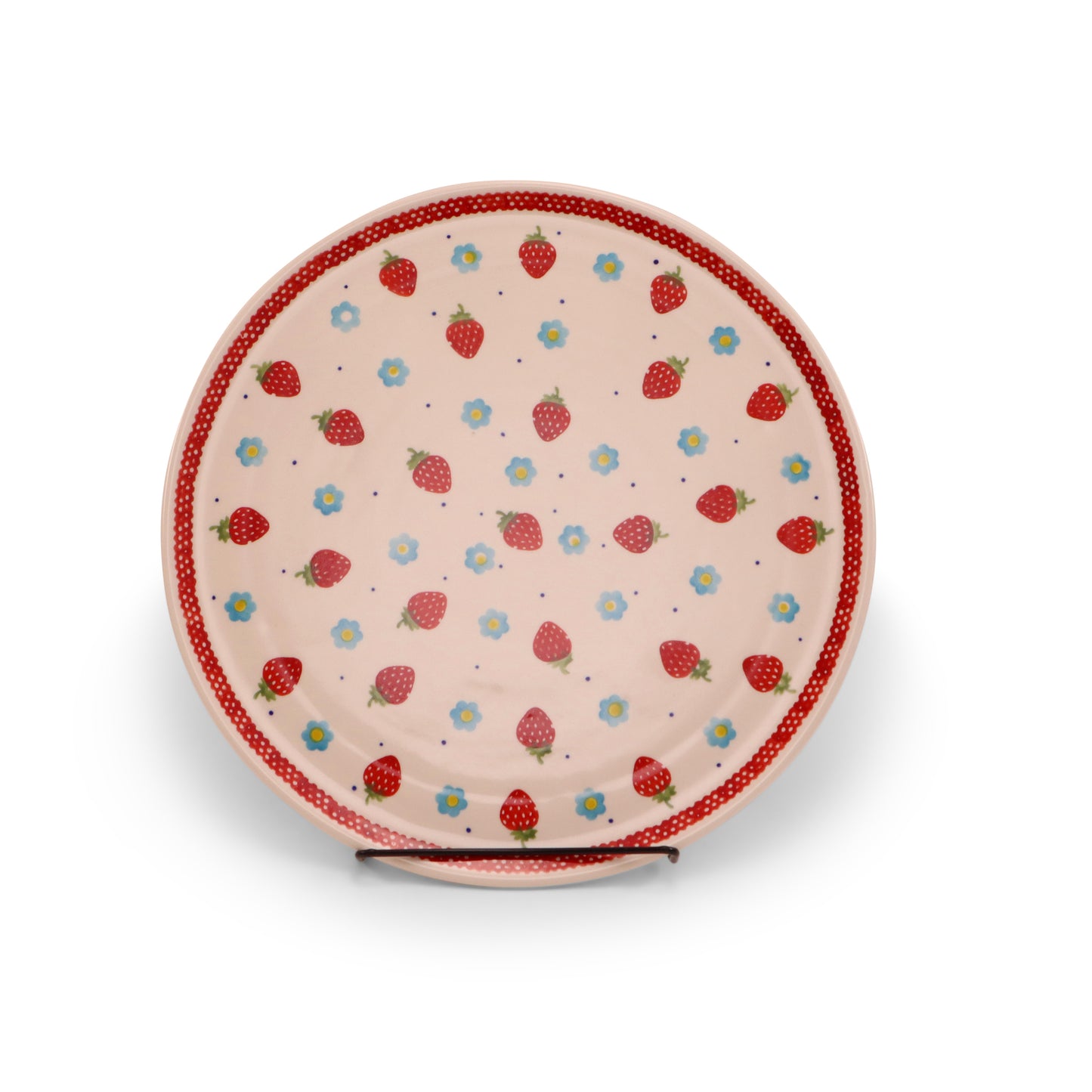 12.5" Pizza Plate 2Q. Pattern: Berry Patch