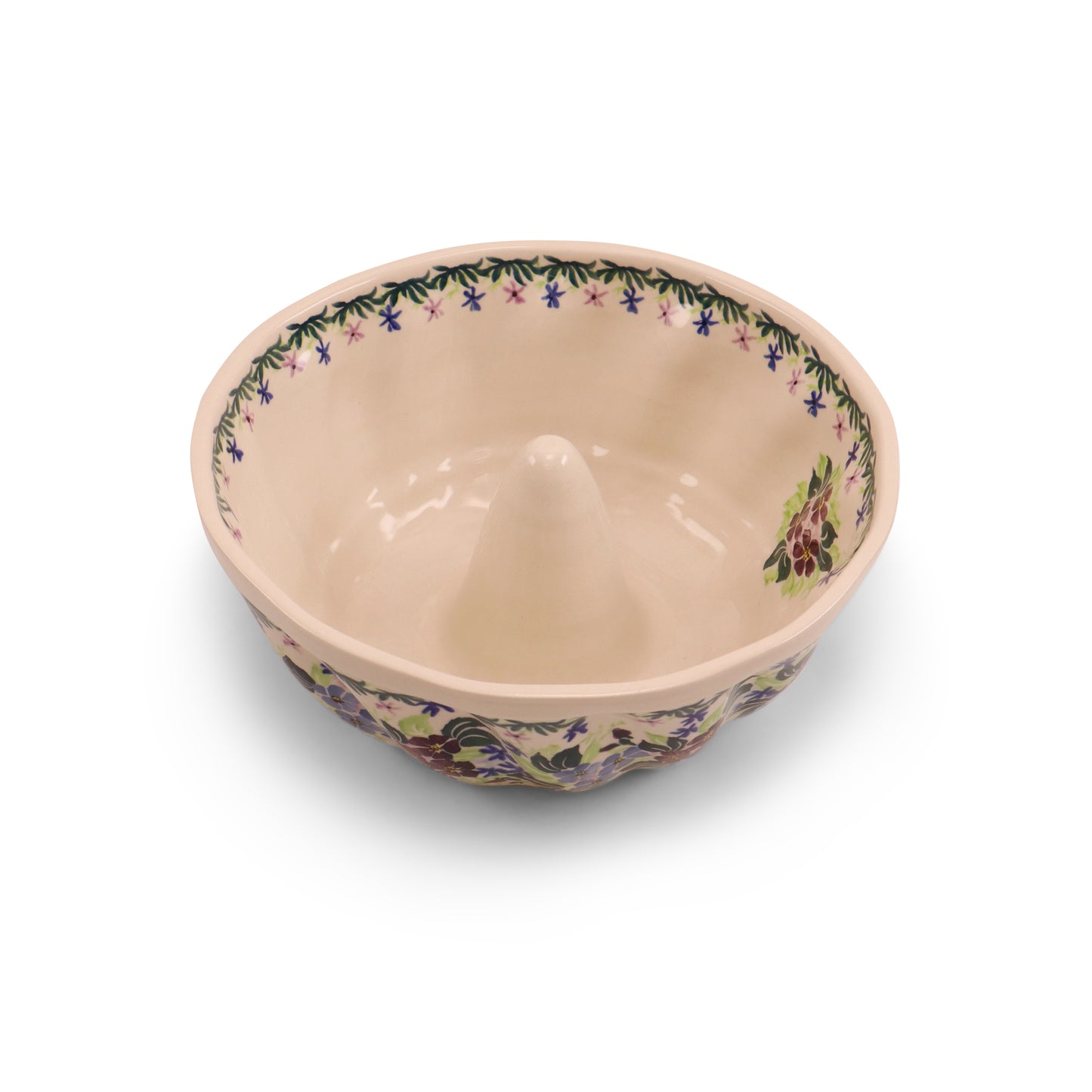 10.5"x5" Bundt Pan 2Q. Pattern:Ocean Blues