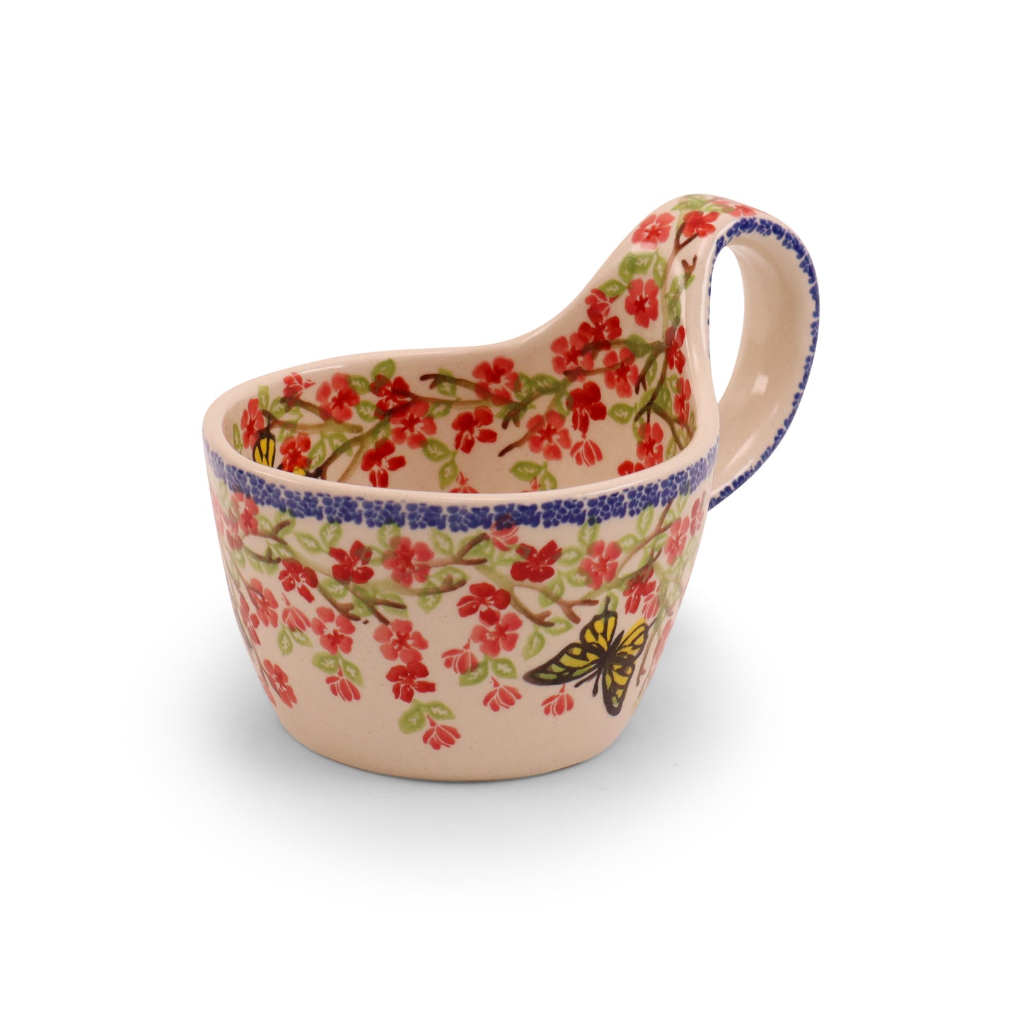 14oz Loop Bowl. Pattern: Winged Spring